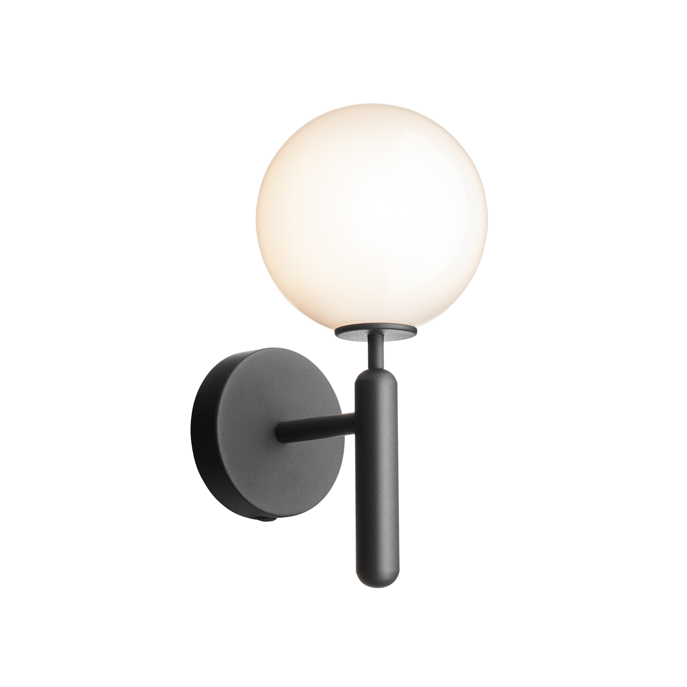MIIRA Wall Lamp in Graphite with Opal Glass