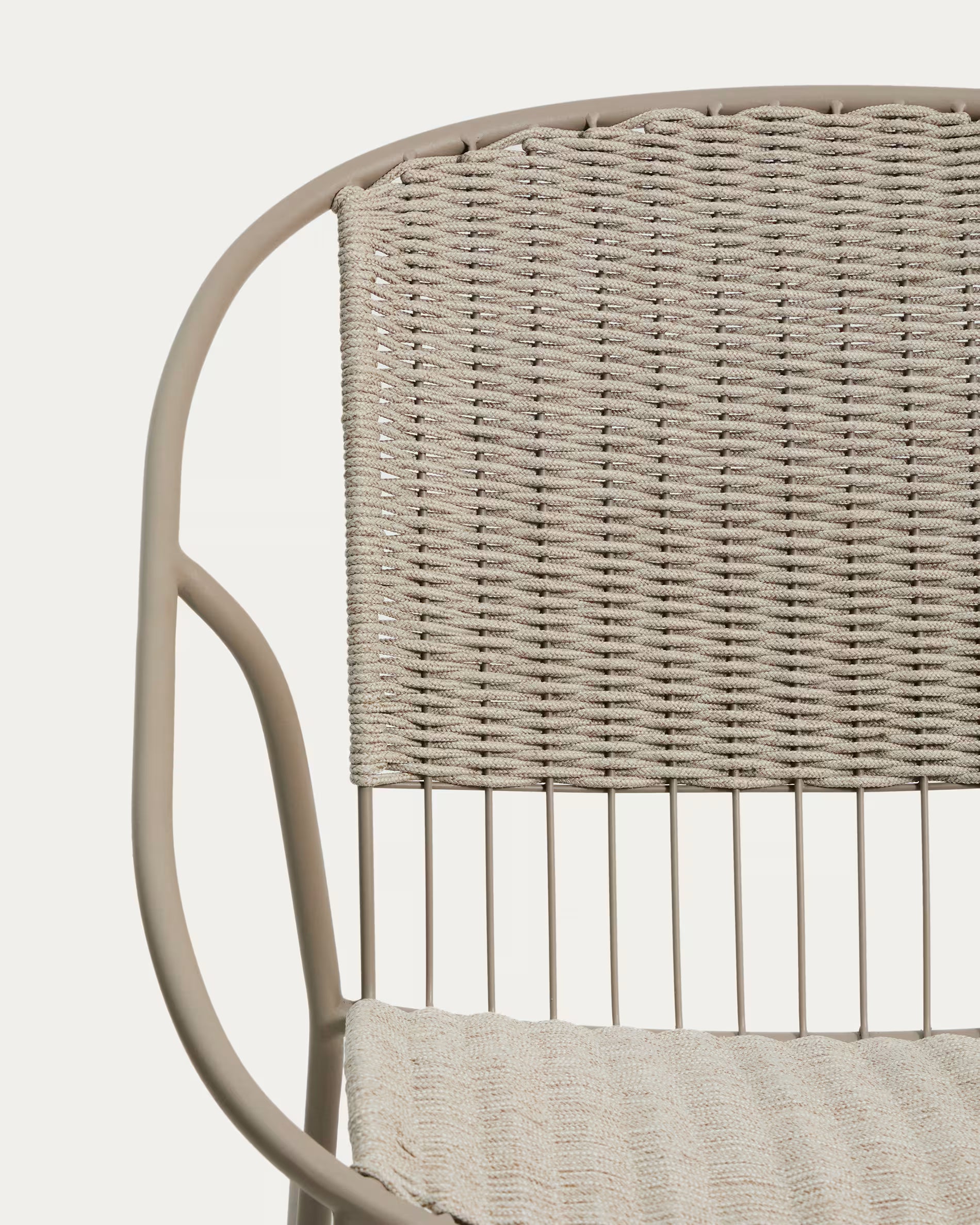 ATRANI Beige Rocking Garden Chair