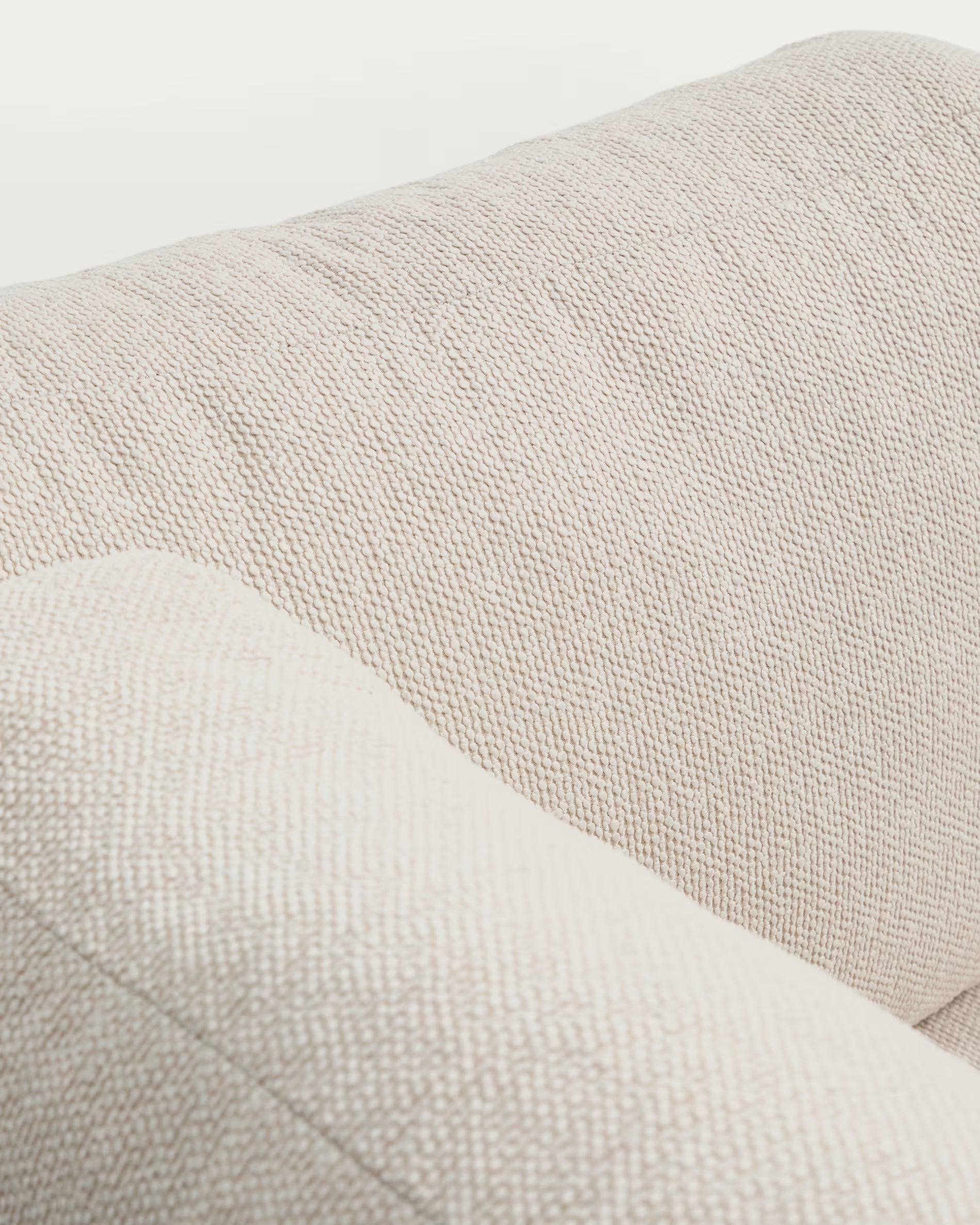 Gartenbank 3-sitzig NERANO hellbeige mit braunem Gestell