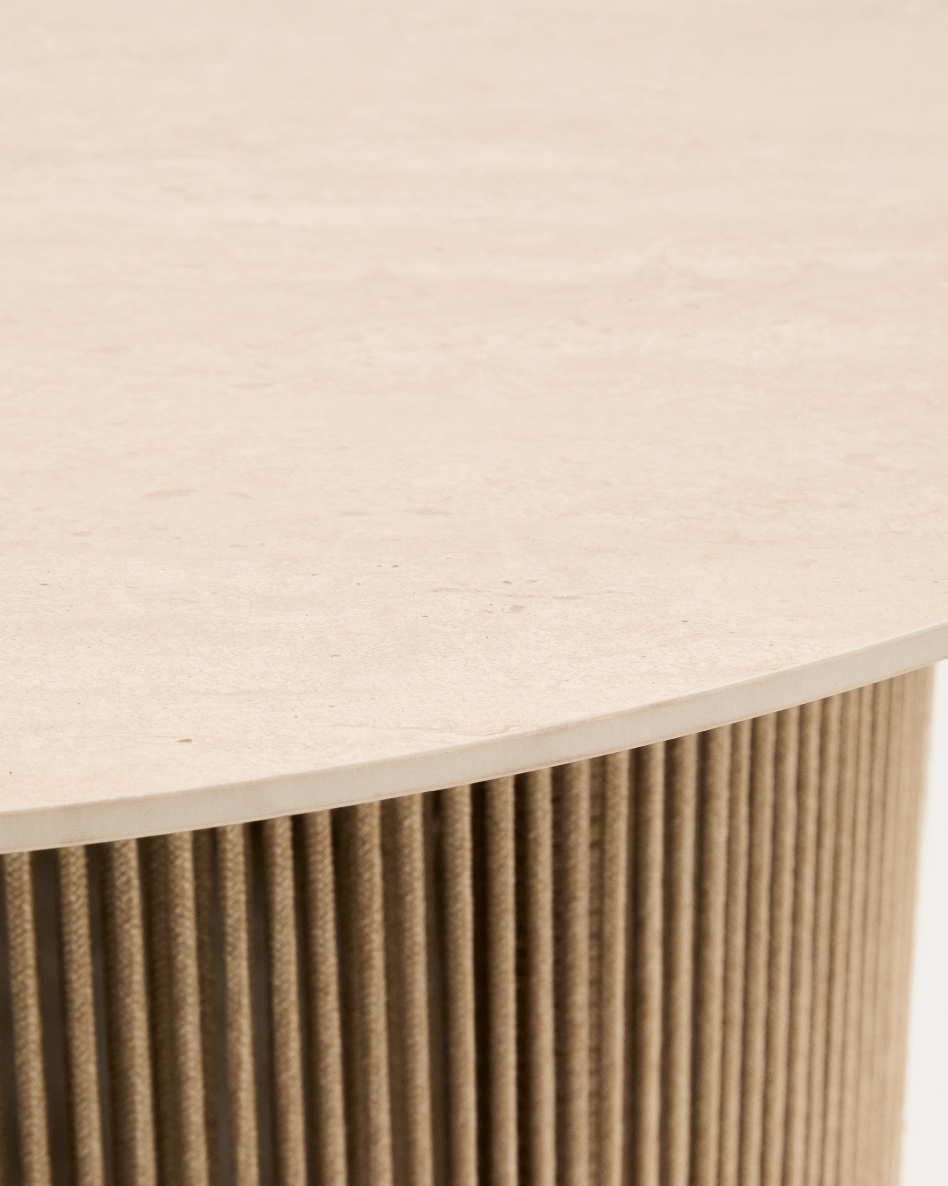 Gartenkaffee-Tisch OROSEI ecru mit beige