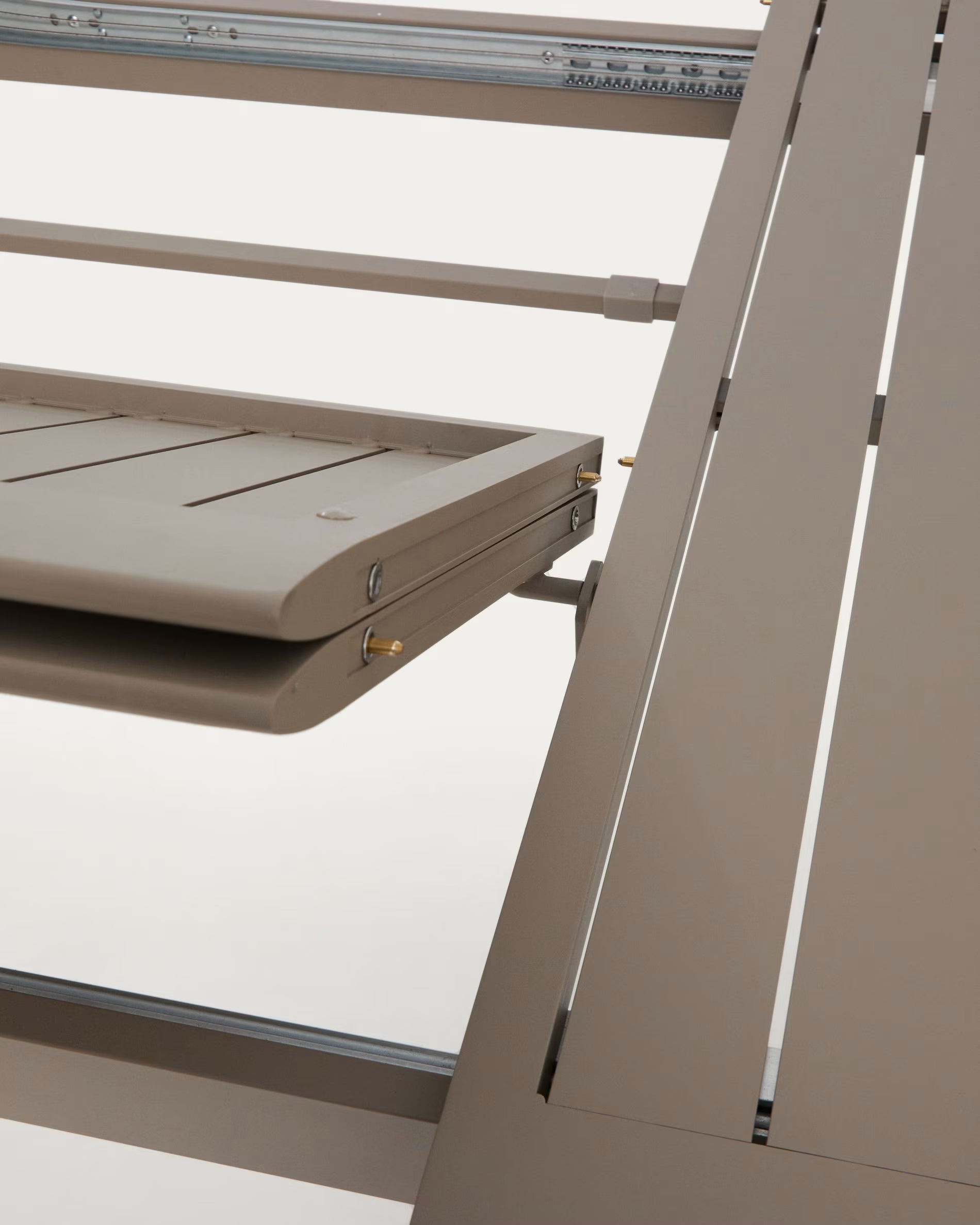 Gartenmöbelset BRELA taupe mit Aluminiumgestell