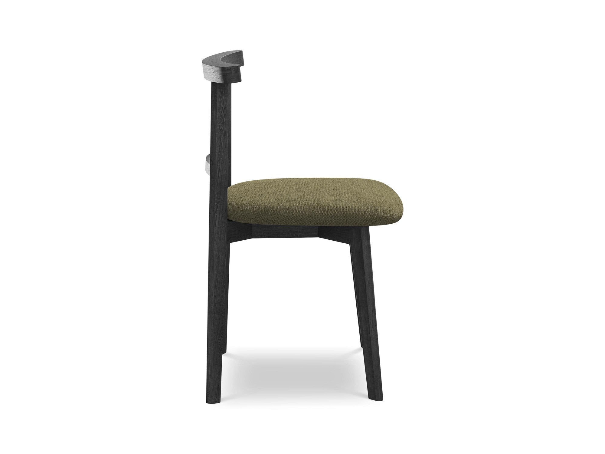 OHELO Chair in Olive with Black Beech Base