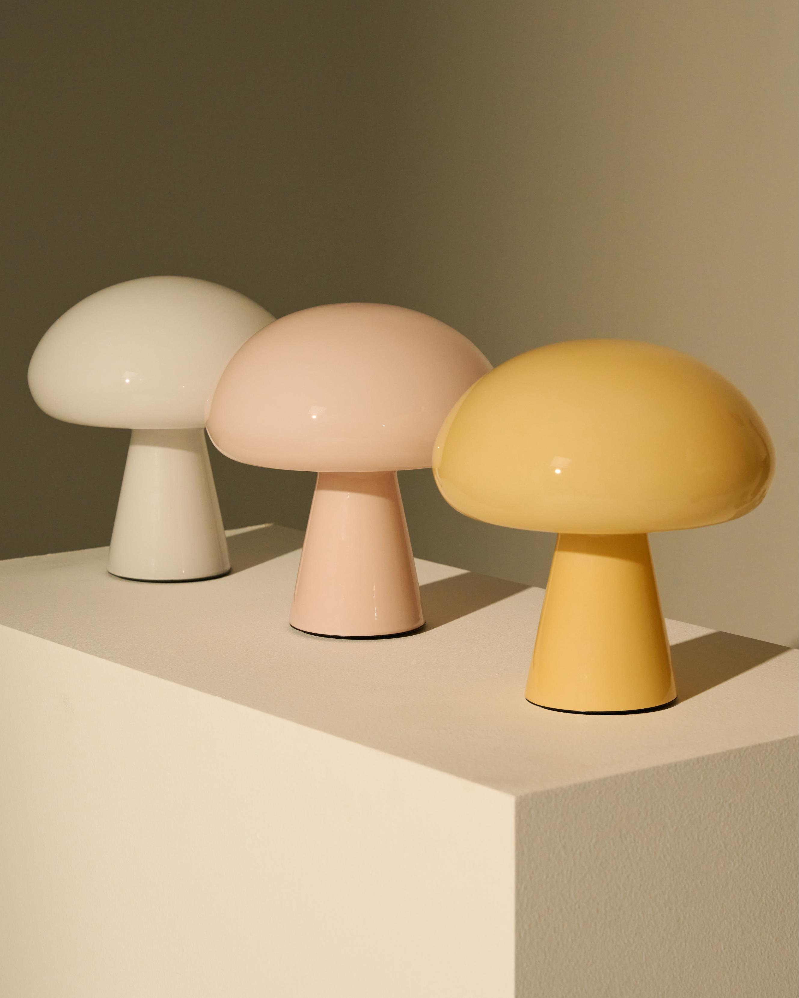 Tragbare Lampe OBELLO perlweiß