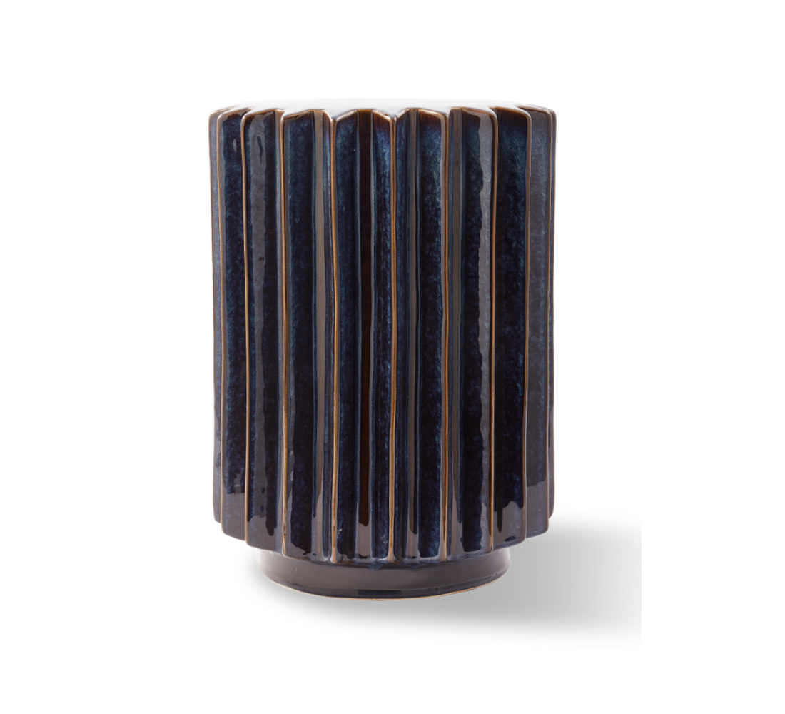 OKRA Side Table Blue Ceramic