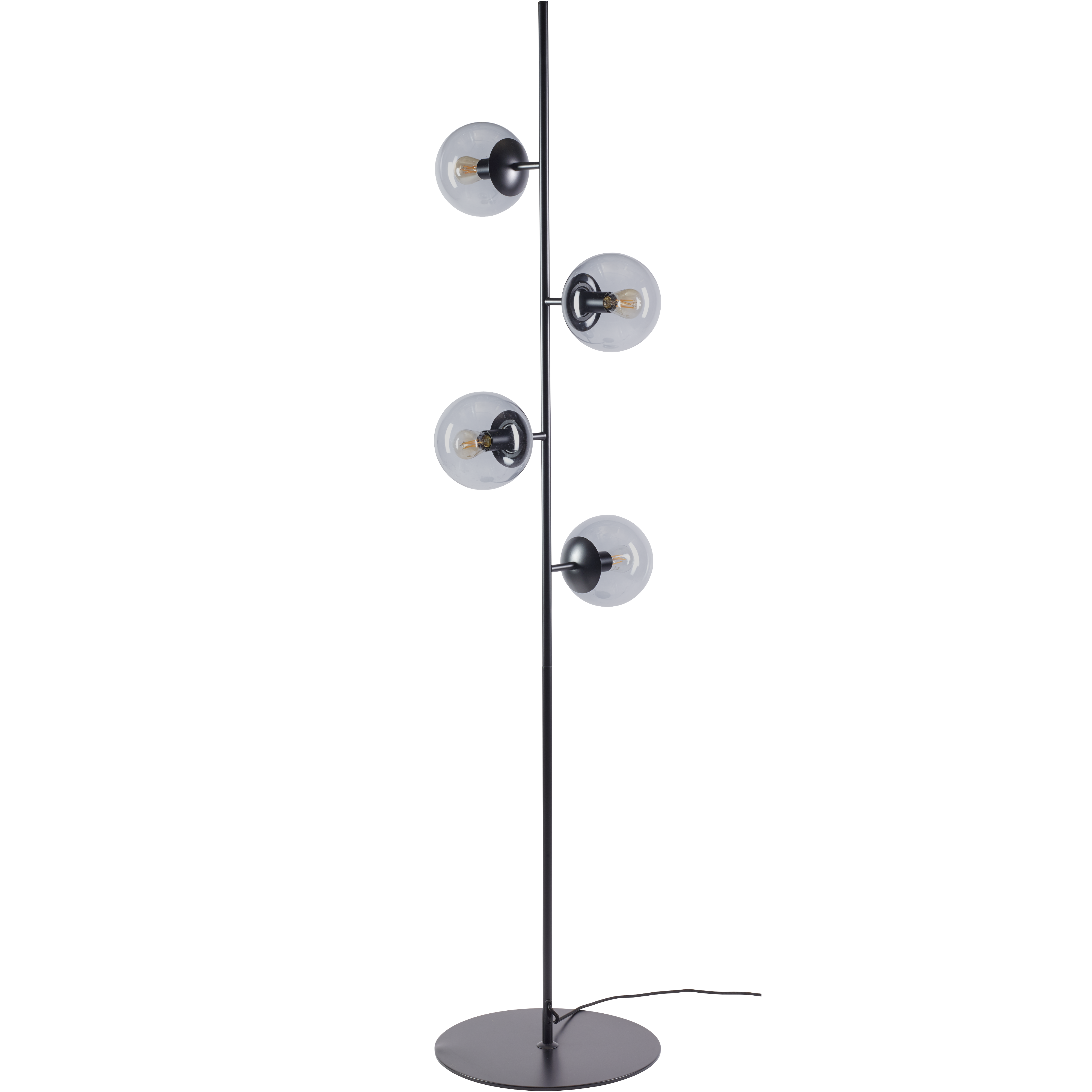 Kugel schwarzer Stehlampe