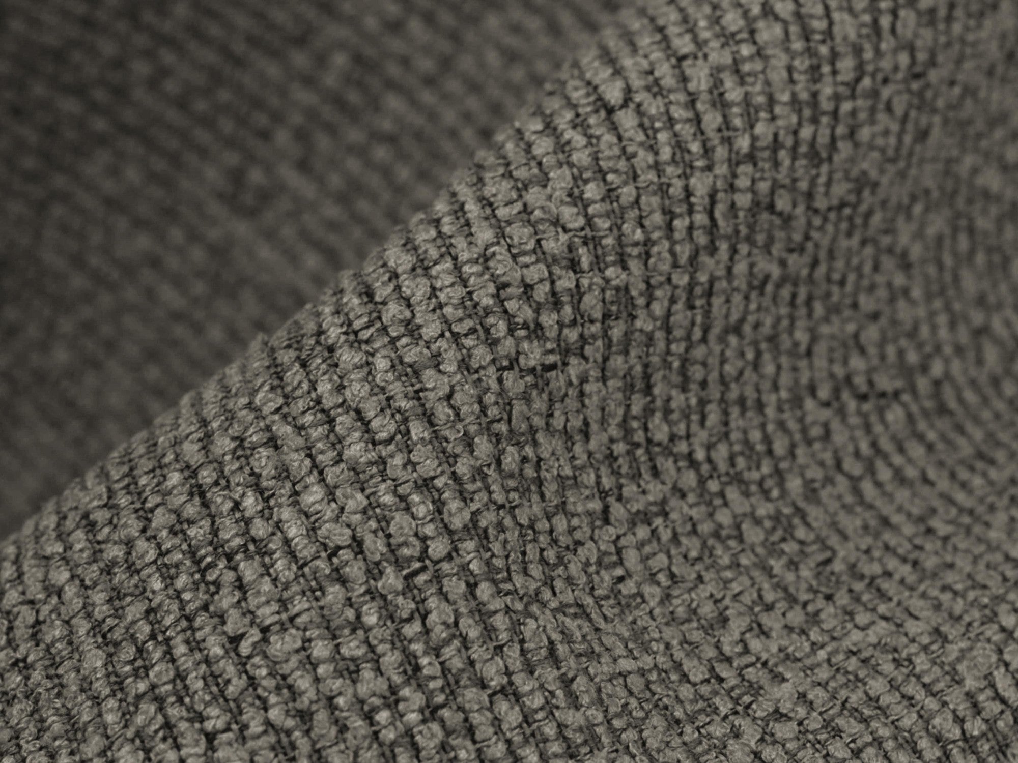 Stuhl PAHOA graue Boucle mit Buchenbasis