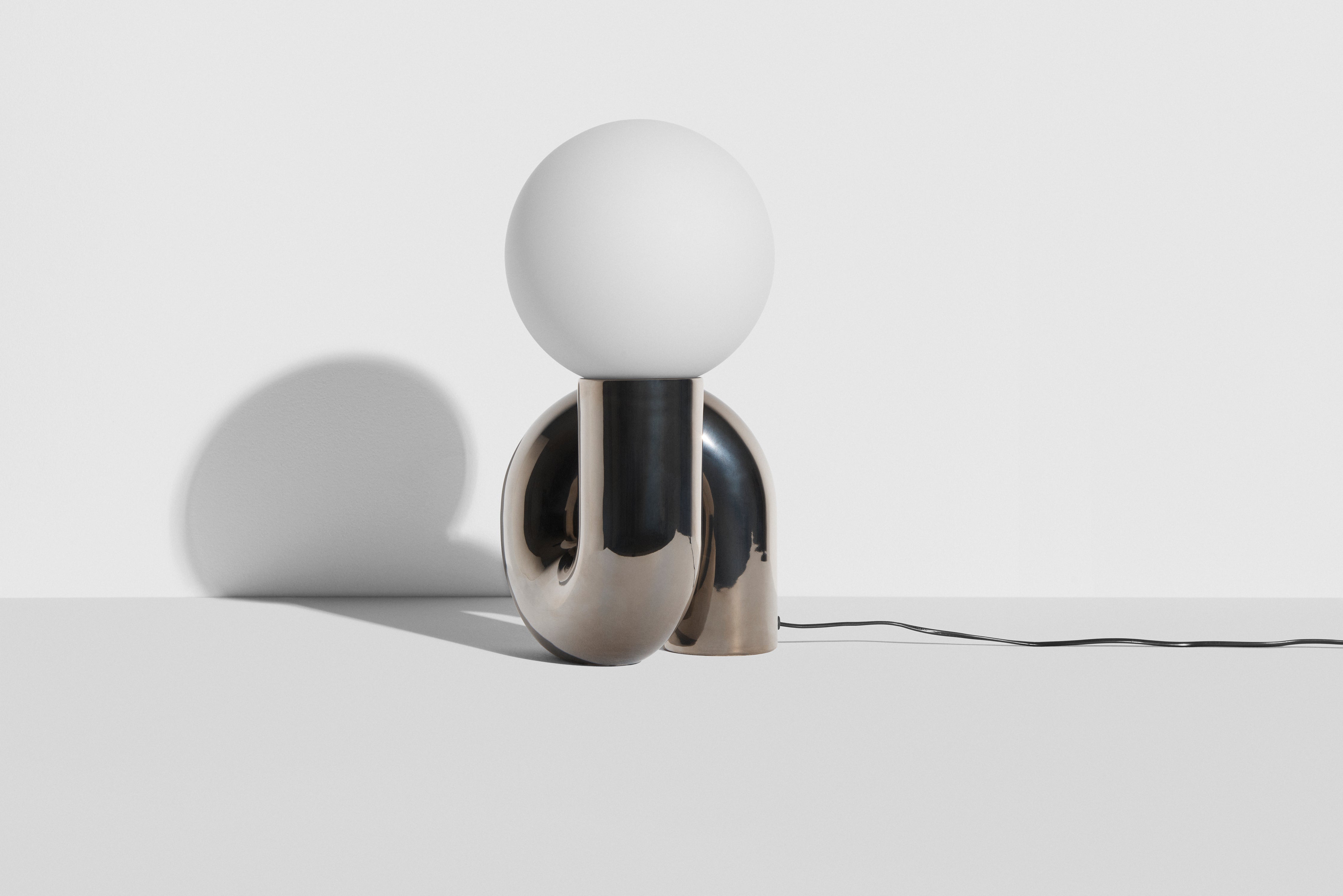 NEOTENIC silver table lamp
