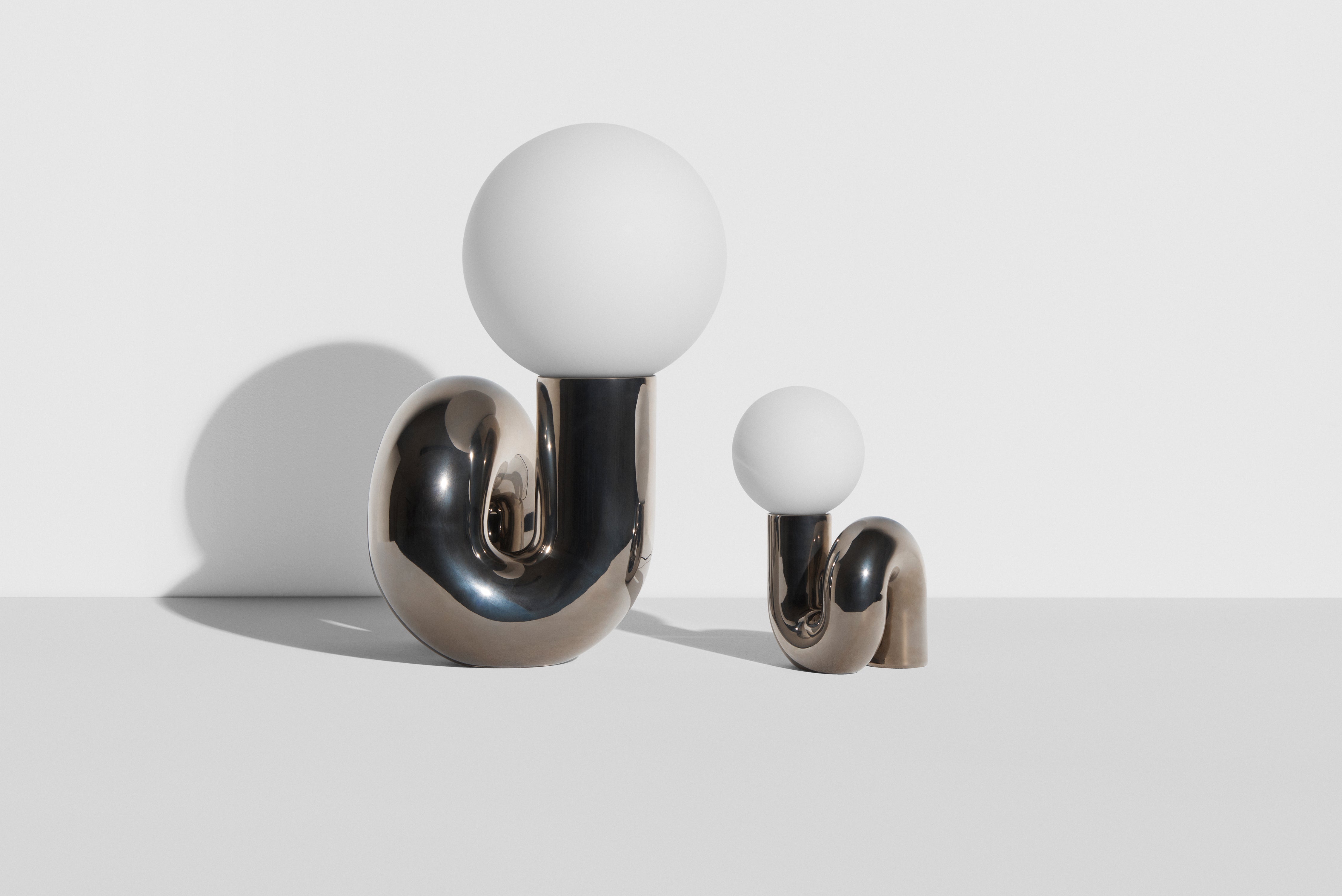 NEOTENIC silver table lamp