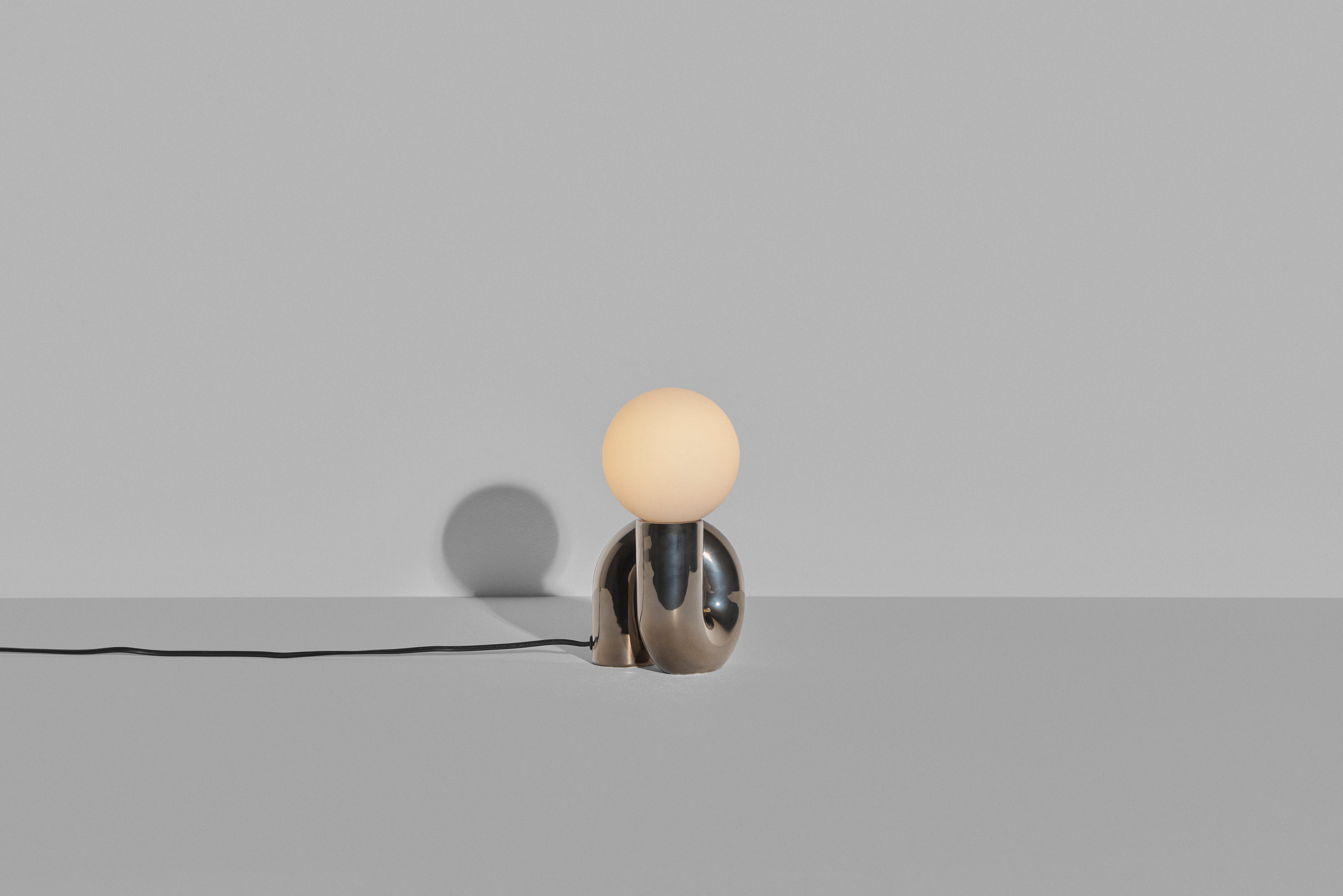 NEOTENIC silver table lamp