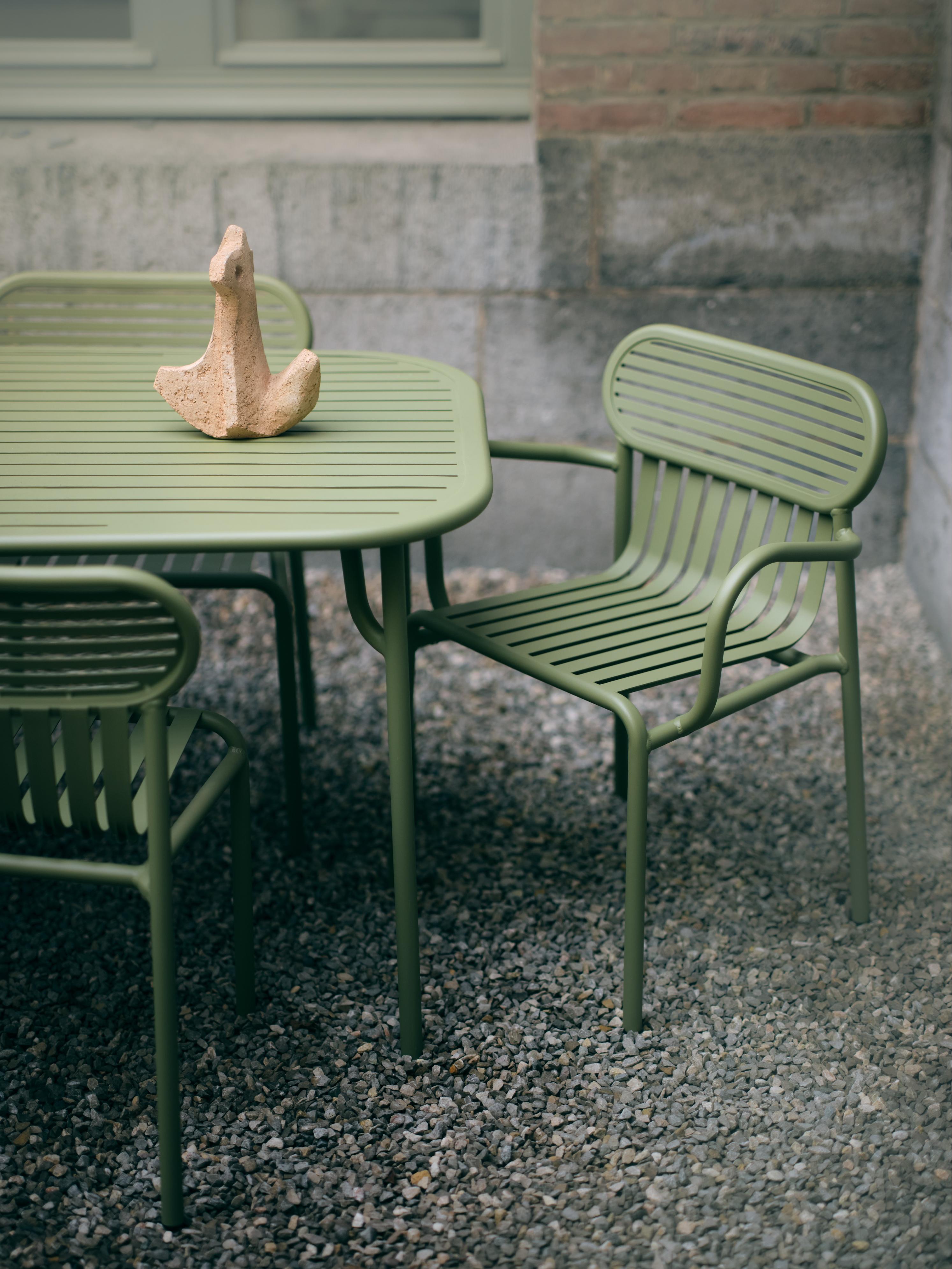Quadratischer Gartentisch WEEK-END in Koralle