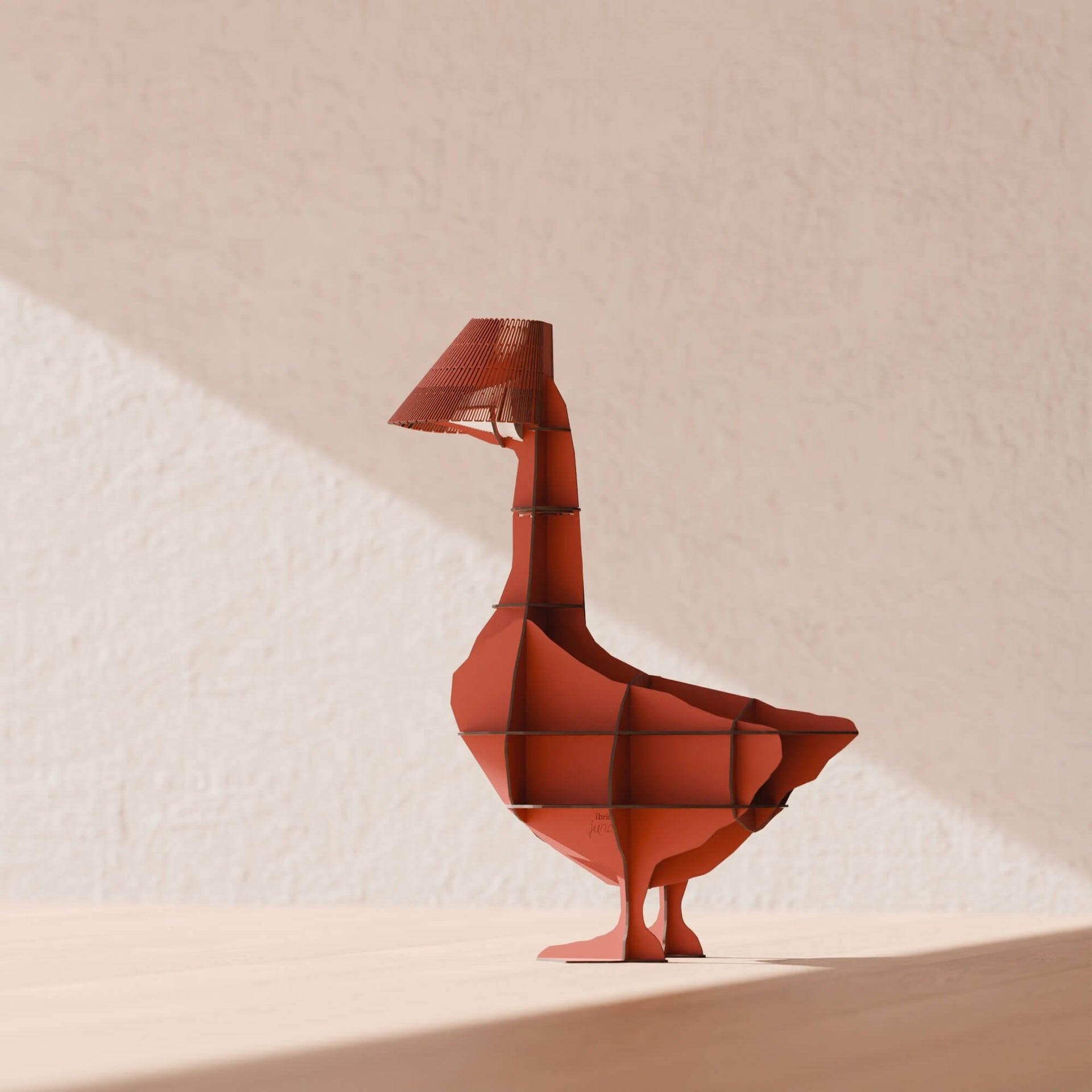Lampe JUNON Ziegelrot