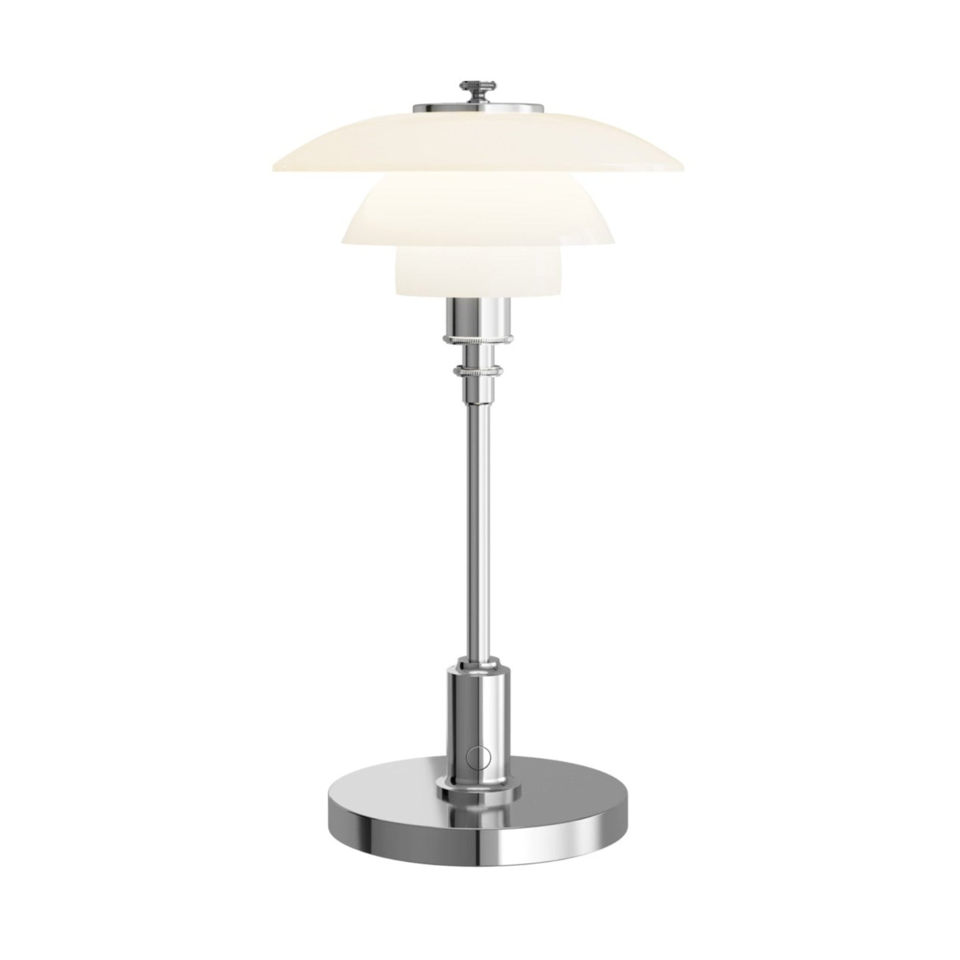 Lampa przenośna PH 1/1 biały z chromowaną podstawą