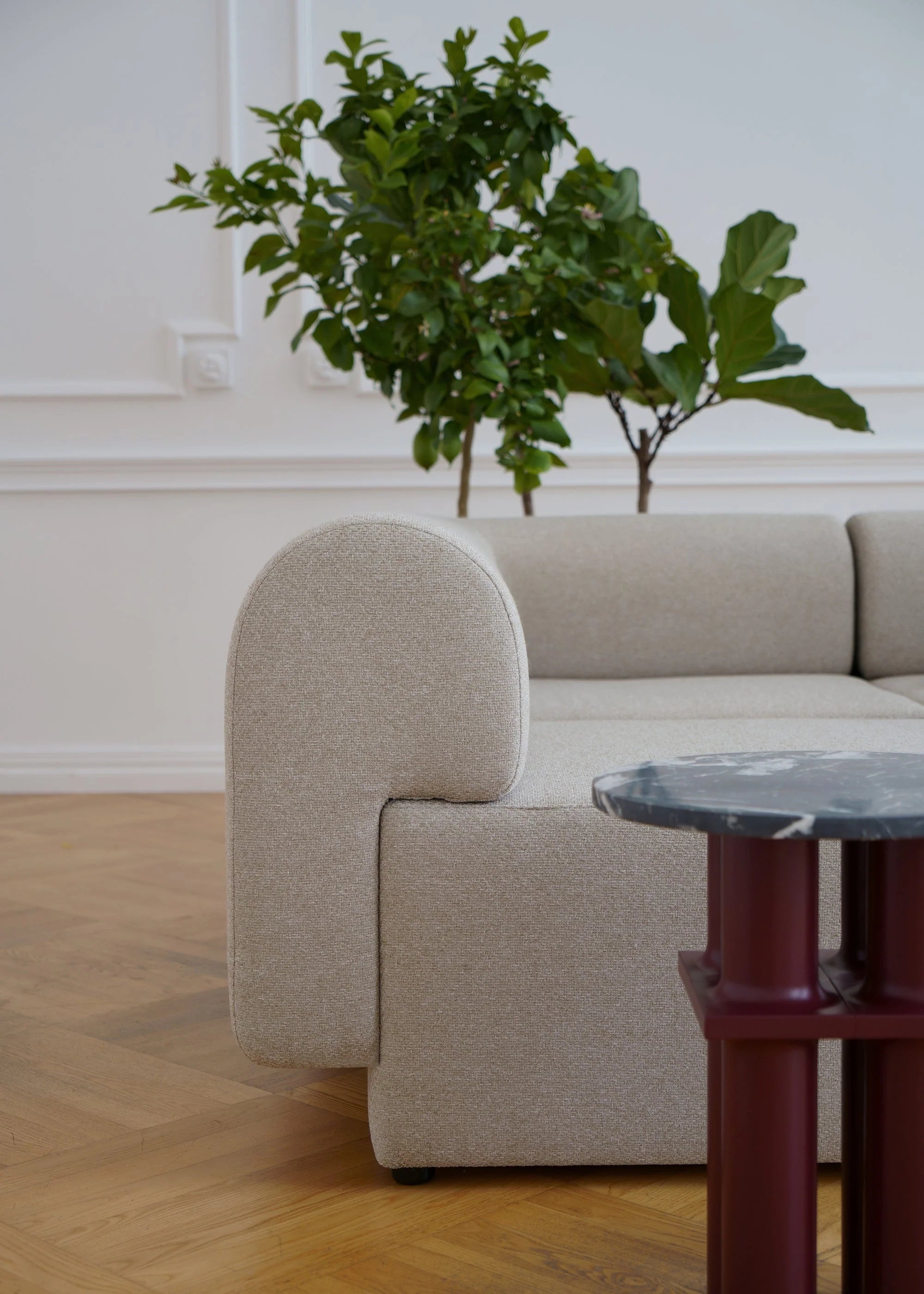 Sofa 3-Sitzer TORI rostrot