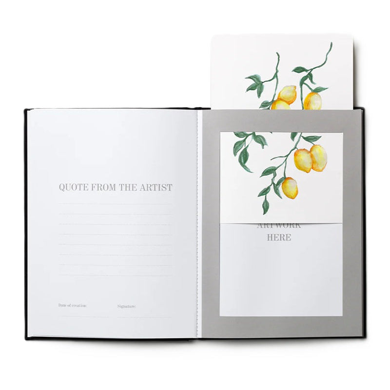 GREAT ART Black and White Drawing Album