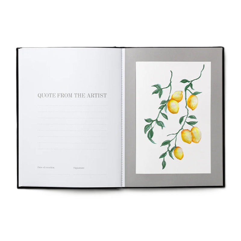 GREAT ART Black and White Drawing Album