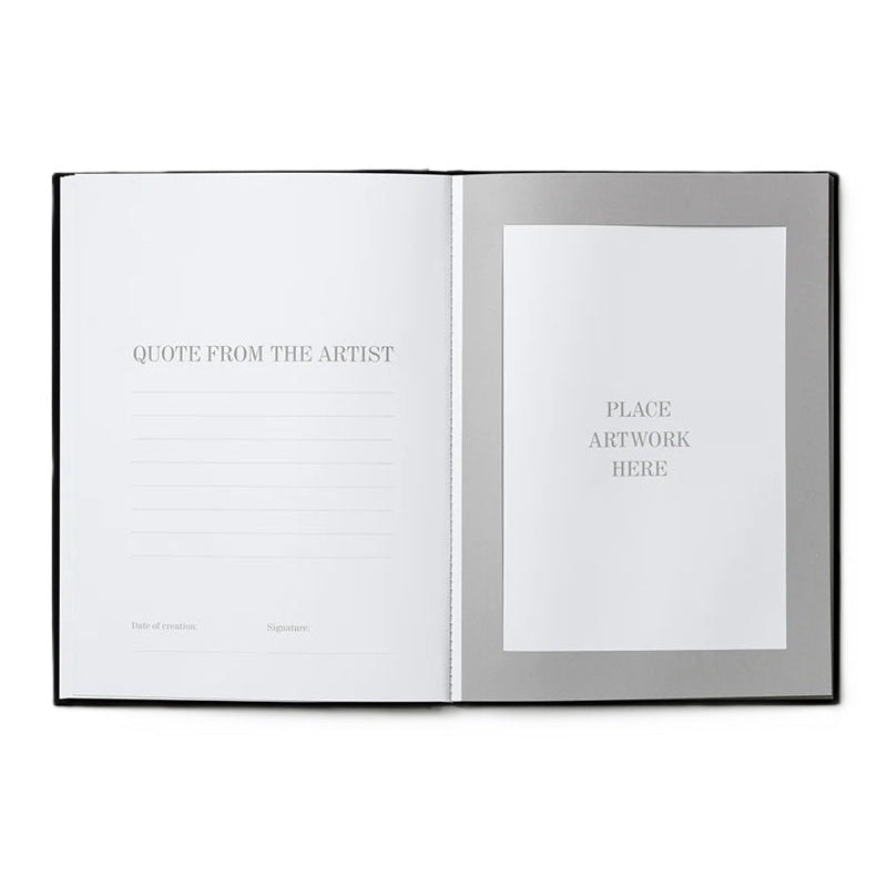 GREAT ART Black and White Drawing Album