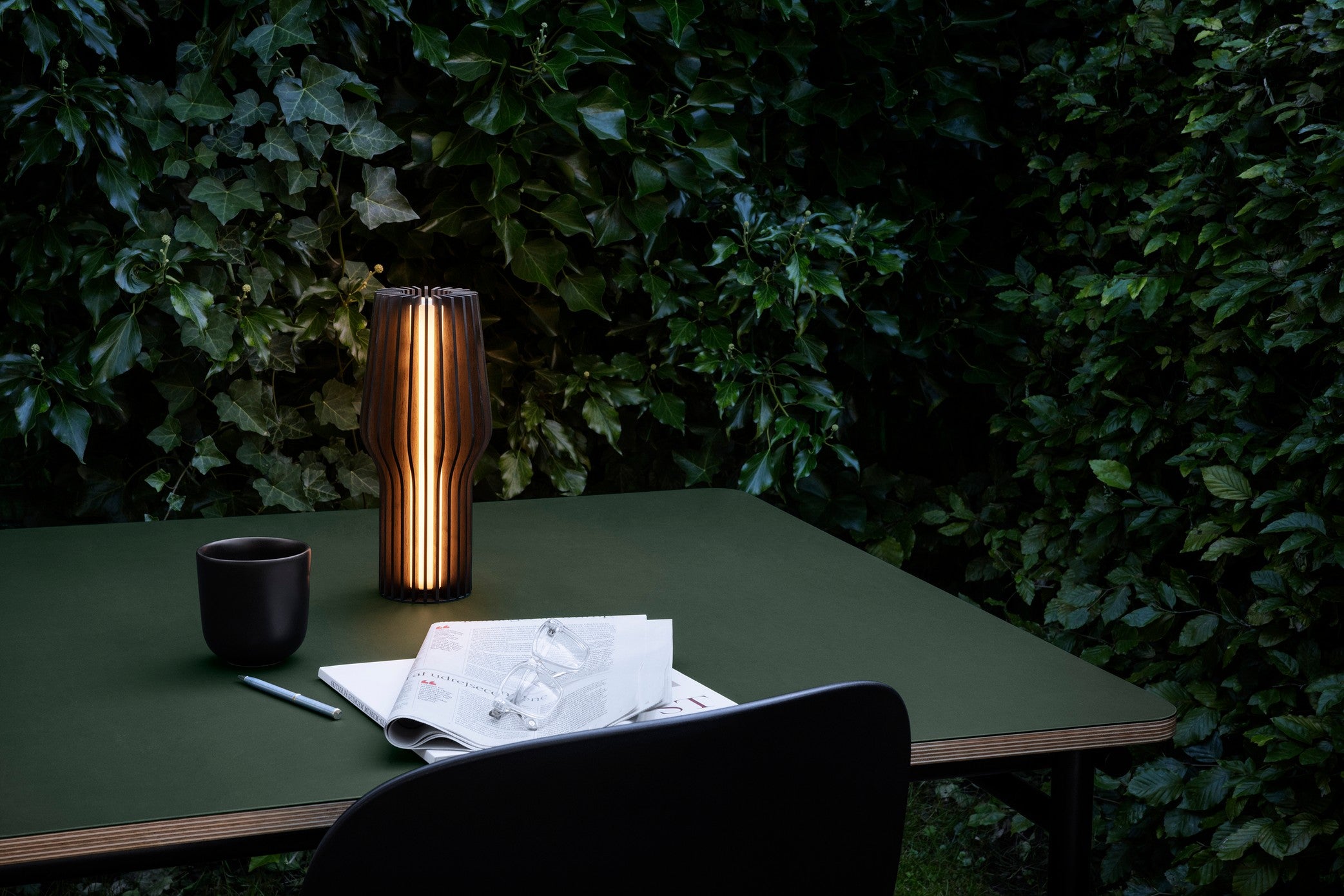 Tragbare Lampe RADIANT schwarz