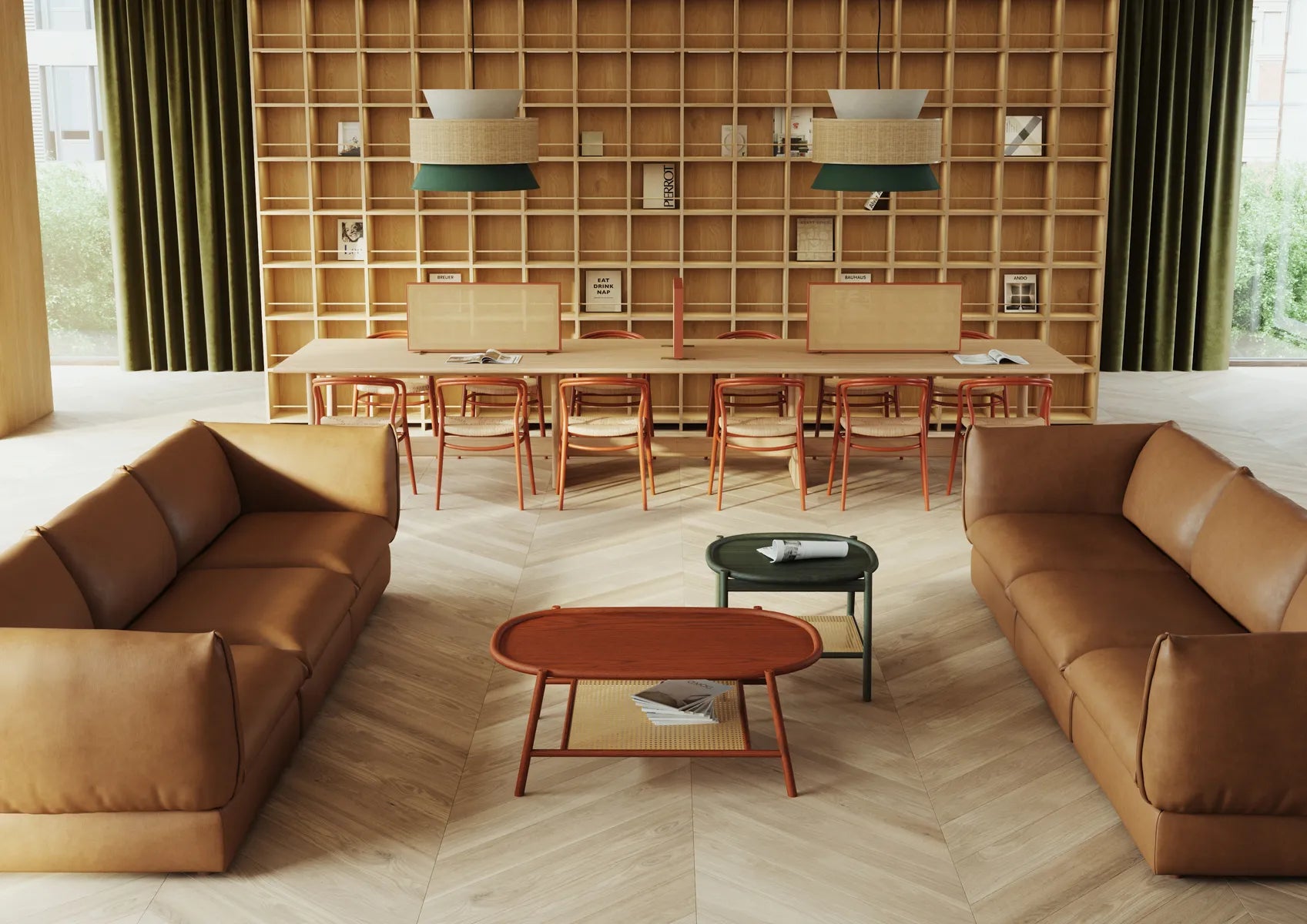 Couchtisch DRUM Buchenholz [Julia]