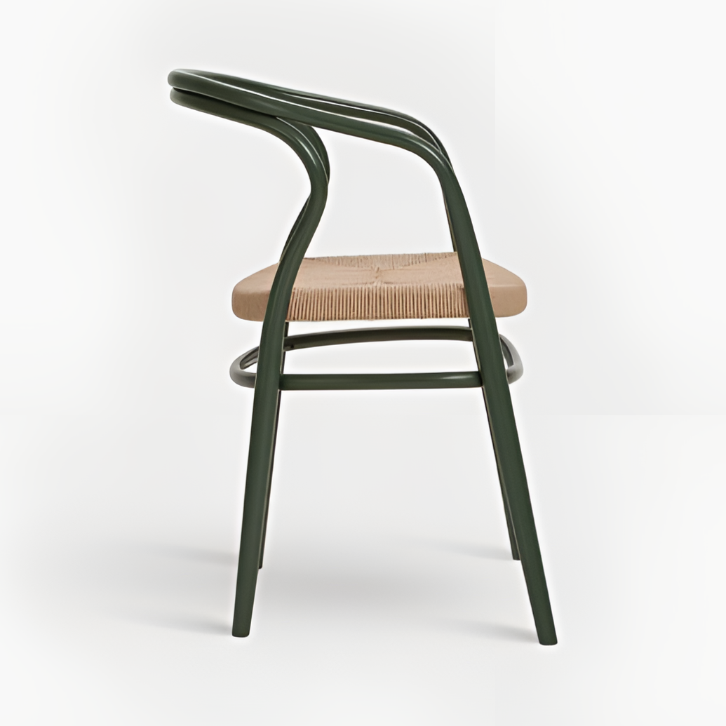 Nodo Corda B-1404 armchair beech wood with a braided seat [Julia]