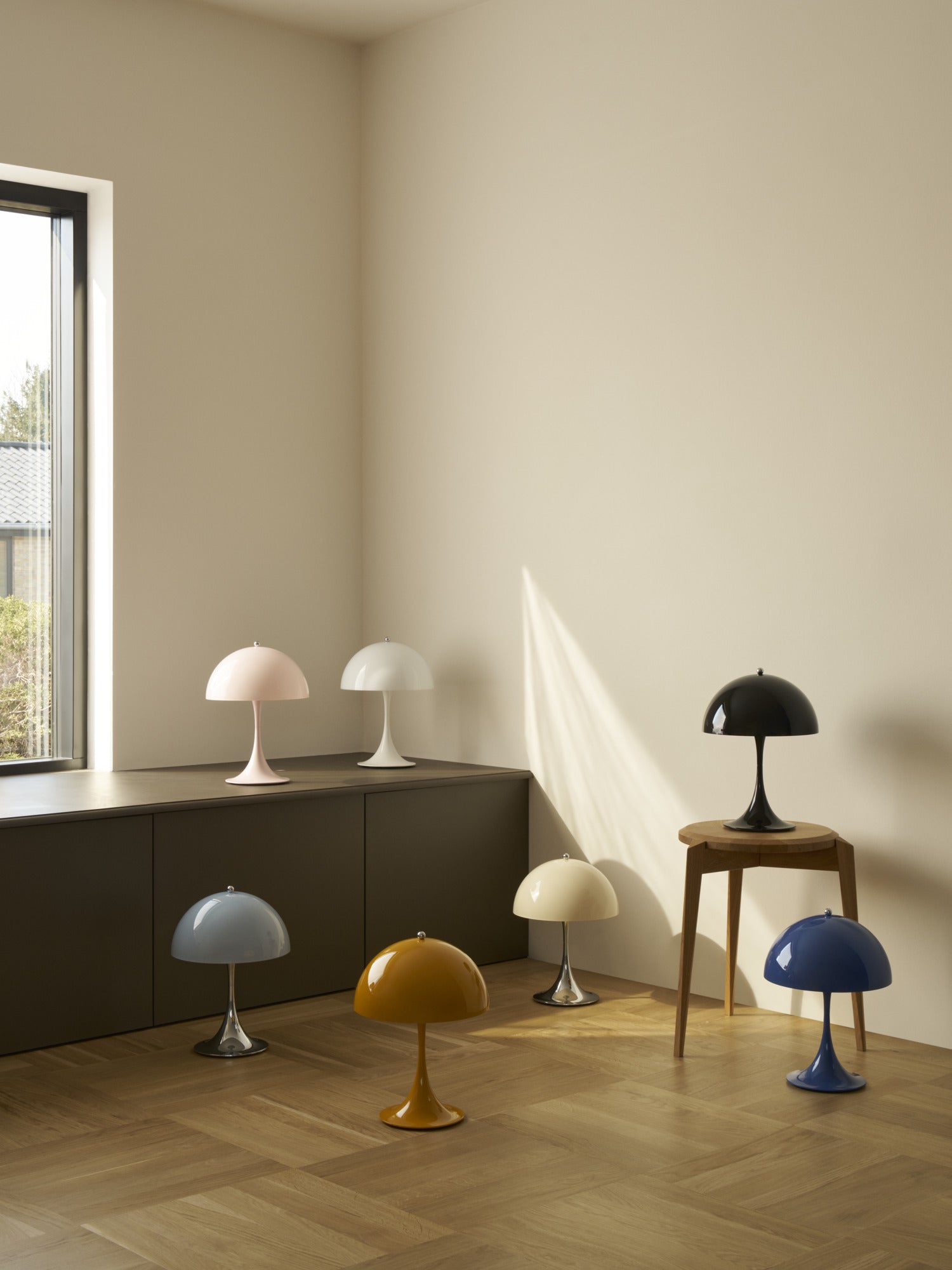 Tragbare Lampe PANTHELLA 250 schwarz