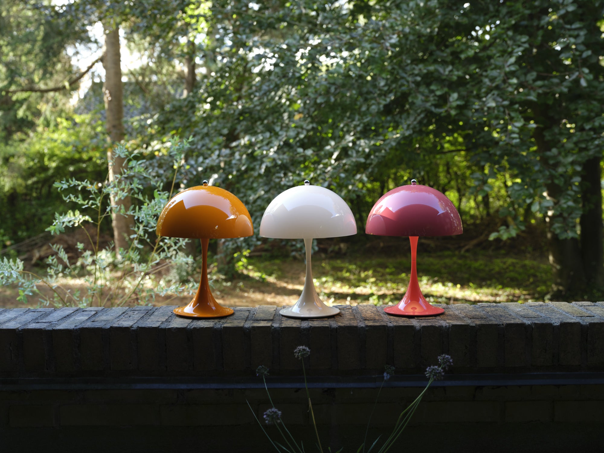 Tragbare Lampe PANTHELLA 250 koralle