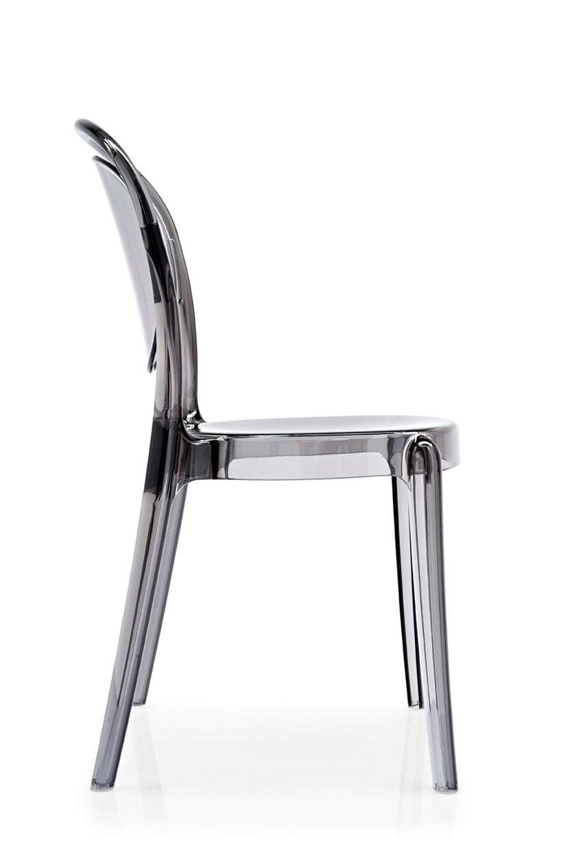 Stuhl PARISIENNE grau transparent