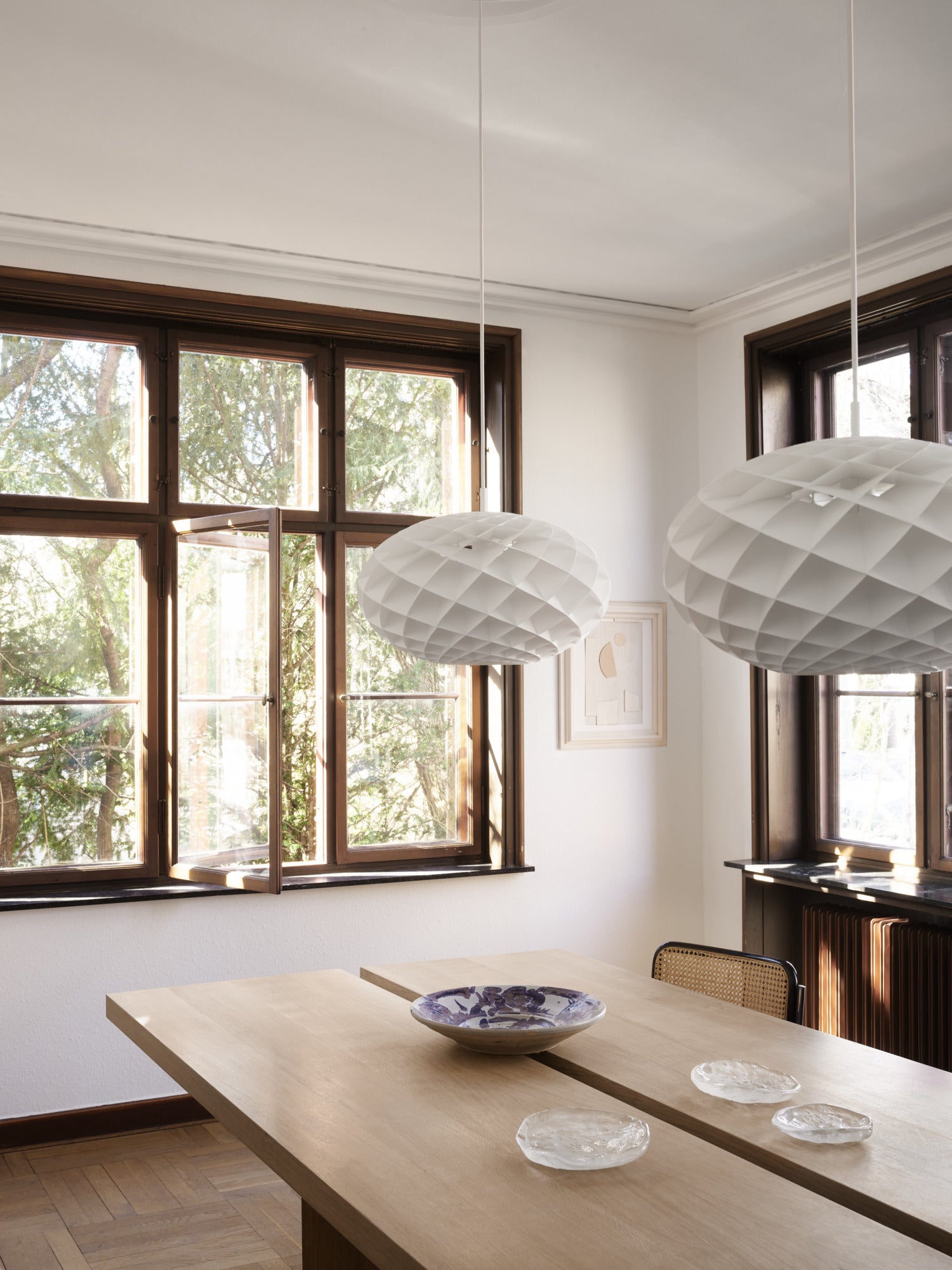 PATERA OVAL White Pendant Lamp