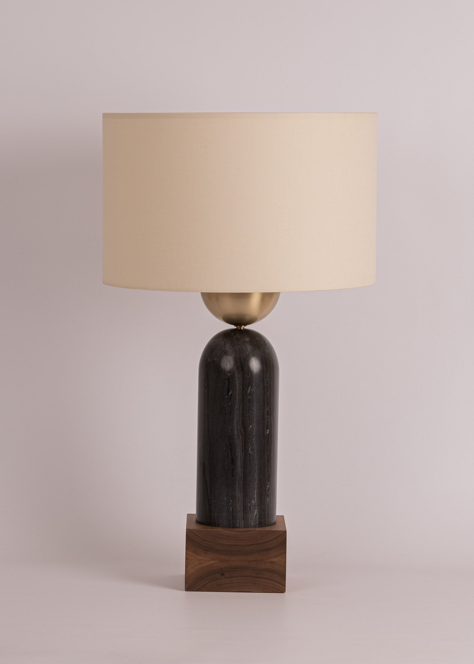 Tischlampe PEONA KELO schwarzer Marmor