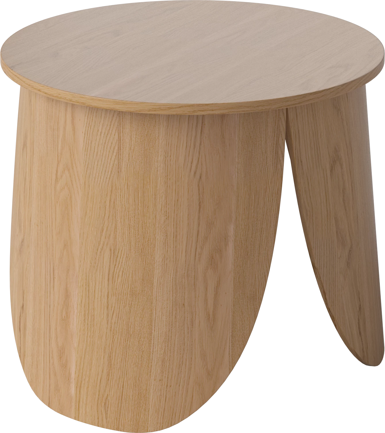 Side table peyote oak veneer