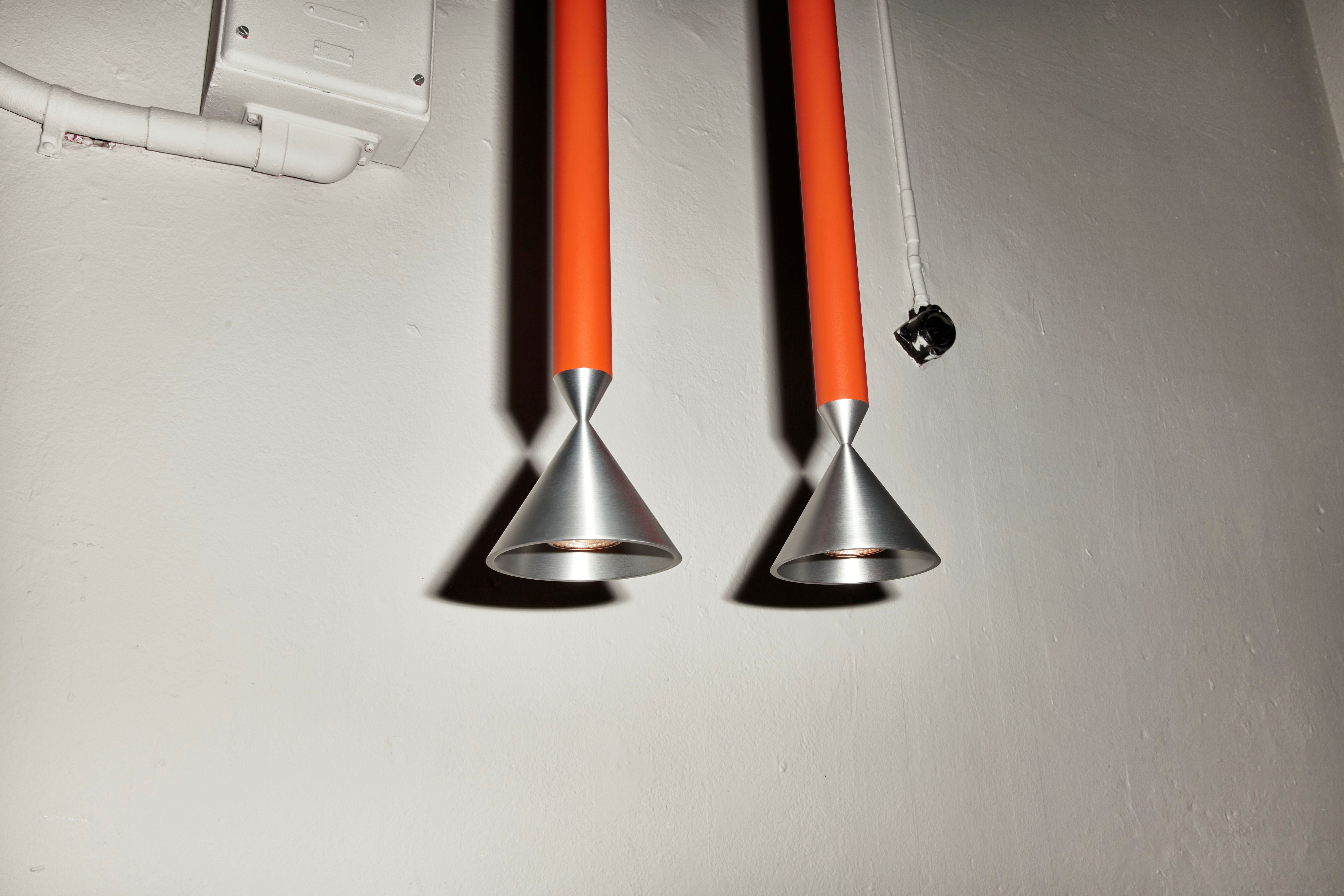 Pendelleuchte APOLLO GRAND rot-orange