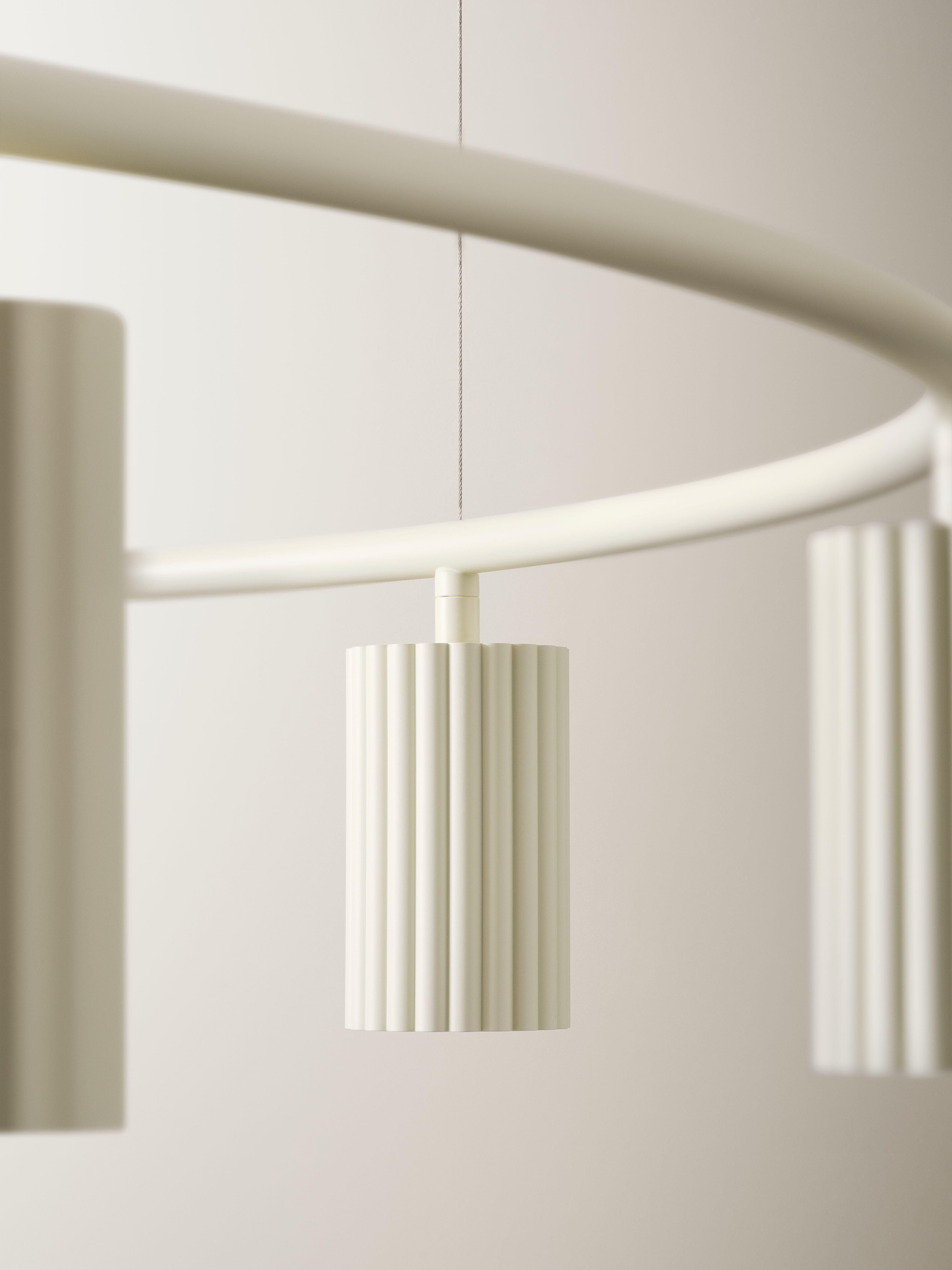 Pendelleuchte DONNA CIRCLE weiß