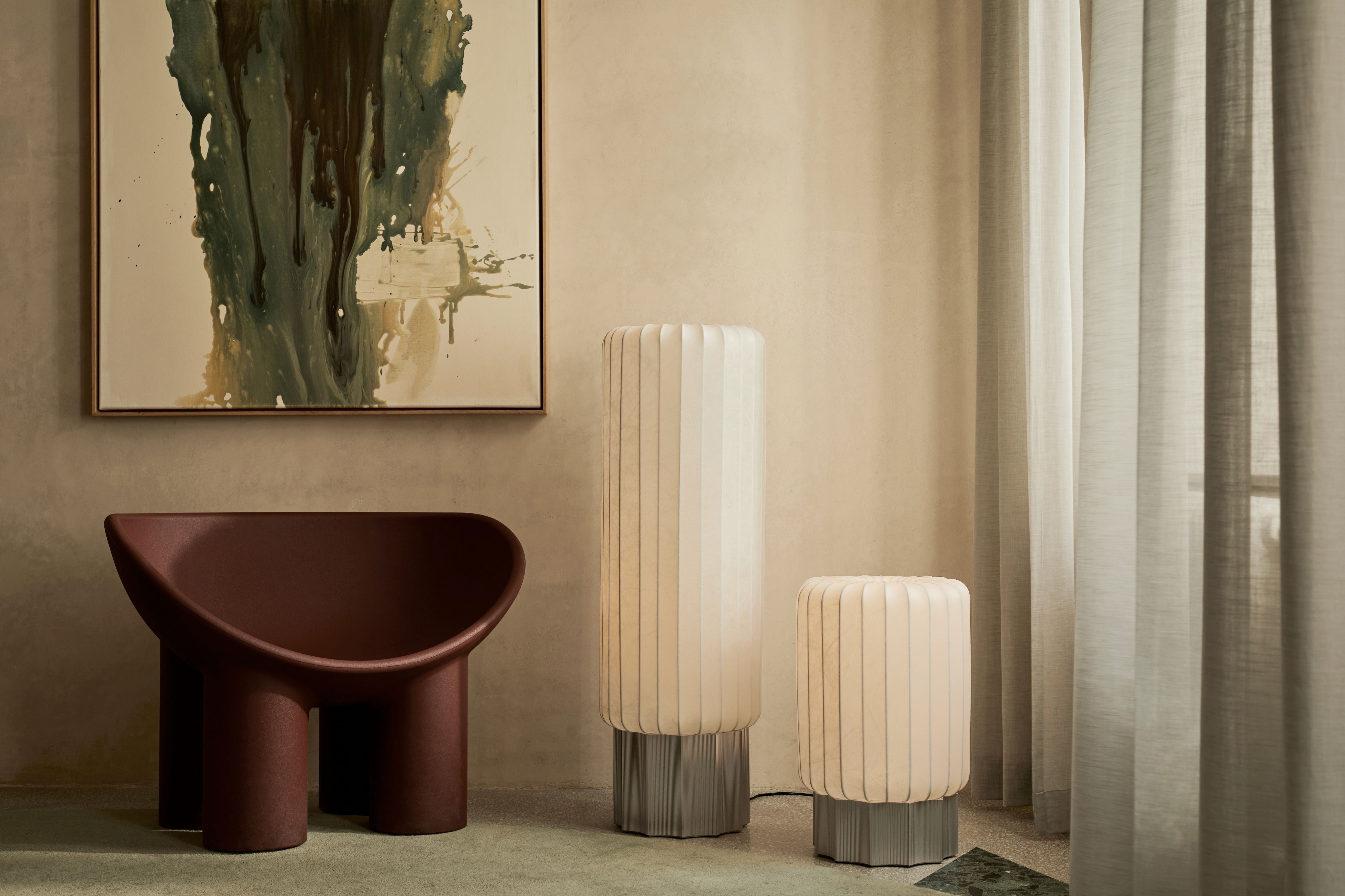 METER aluminum floor lamp