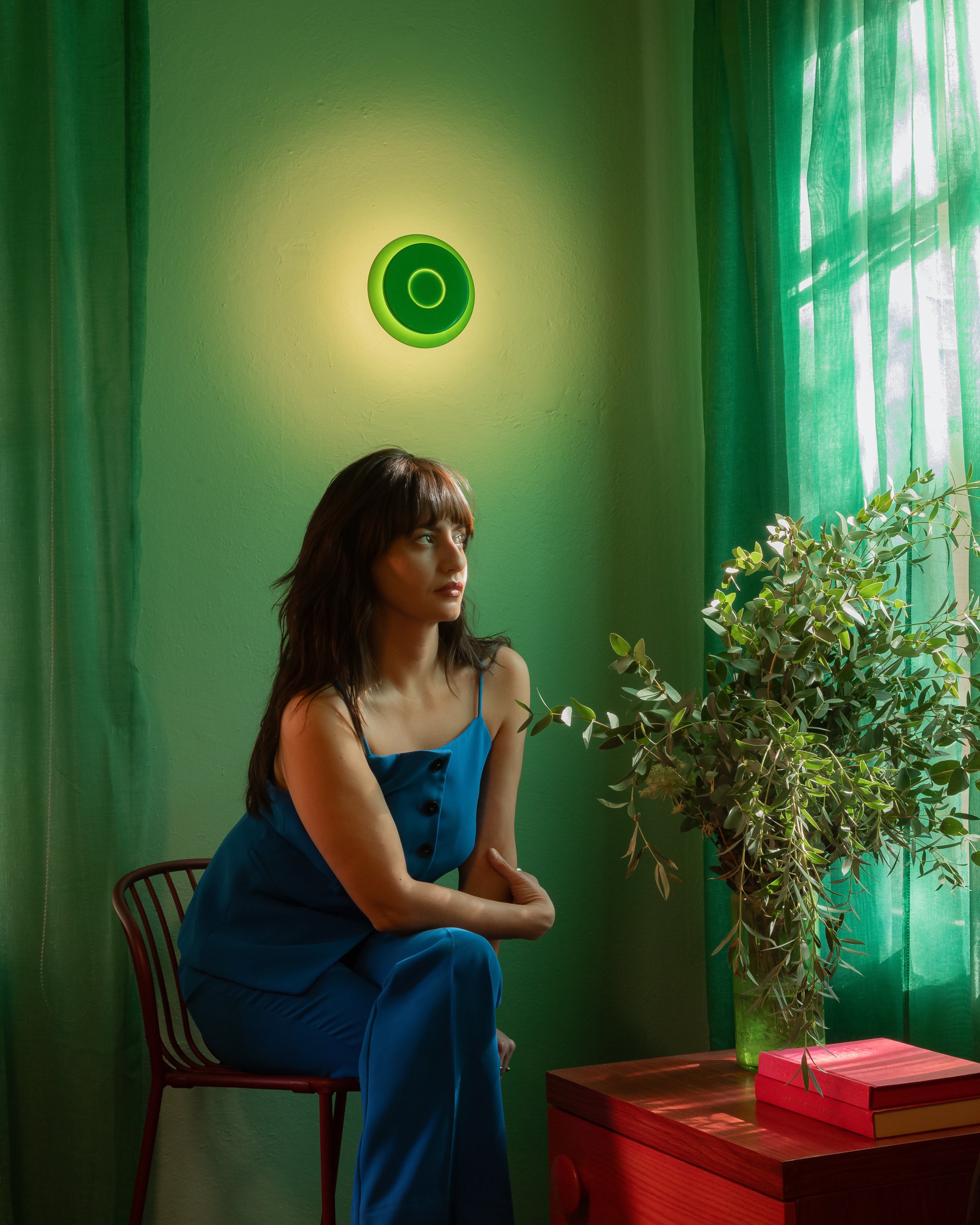 Wandleuchte LILLE grün