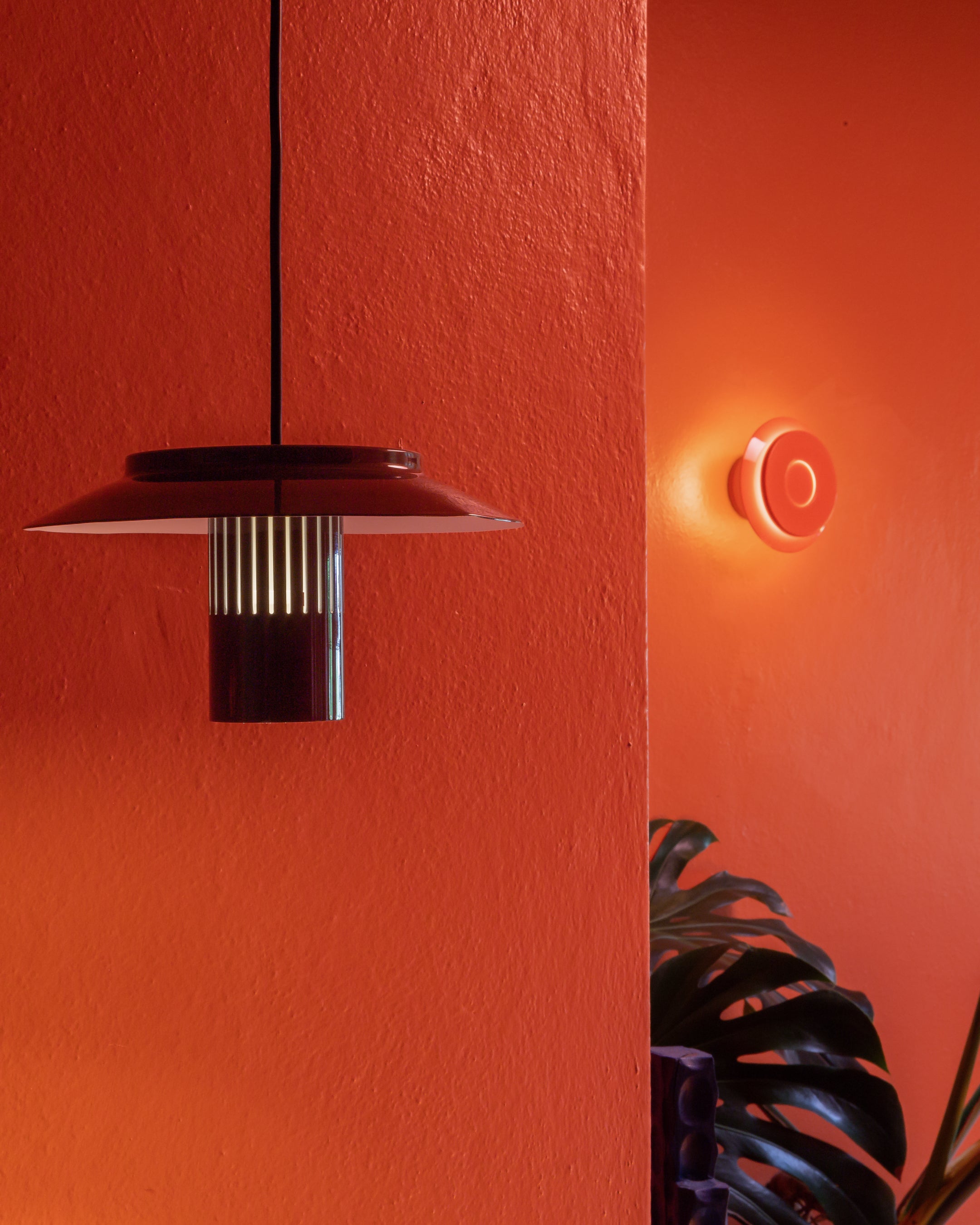 LILLE Burgundy Pendant Lamp