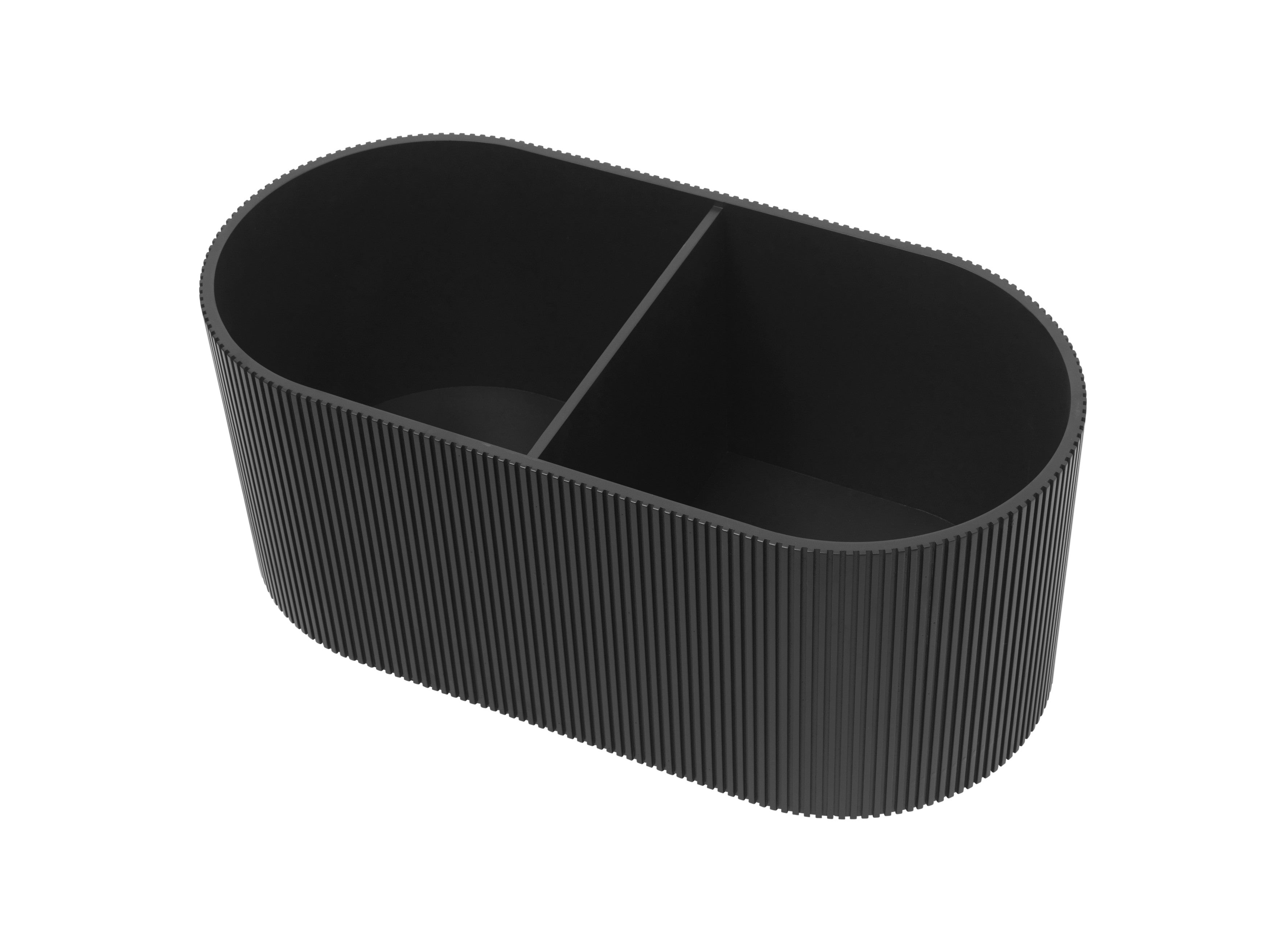 PODIA black coffee table with ash veneer
