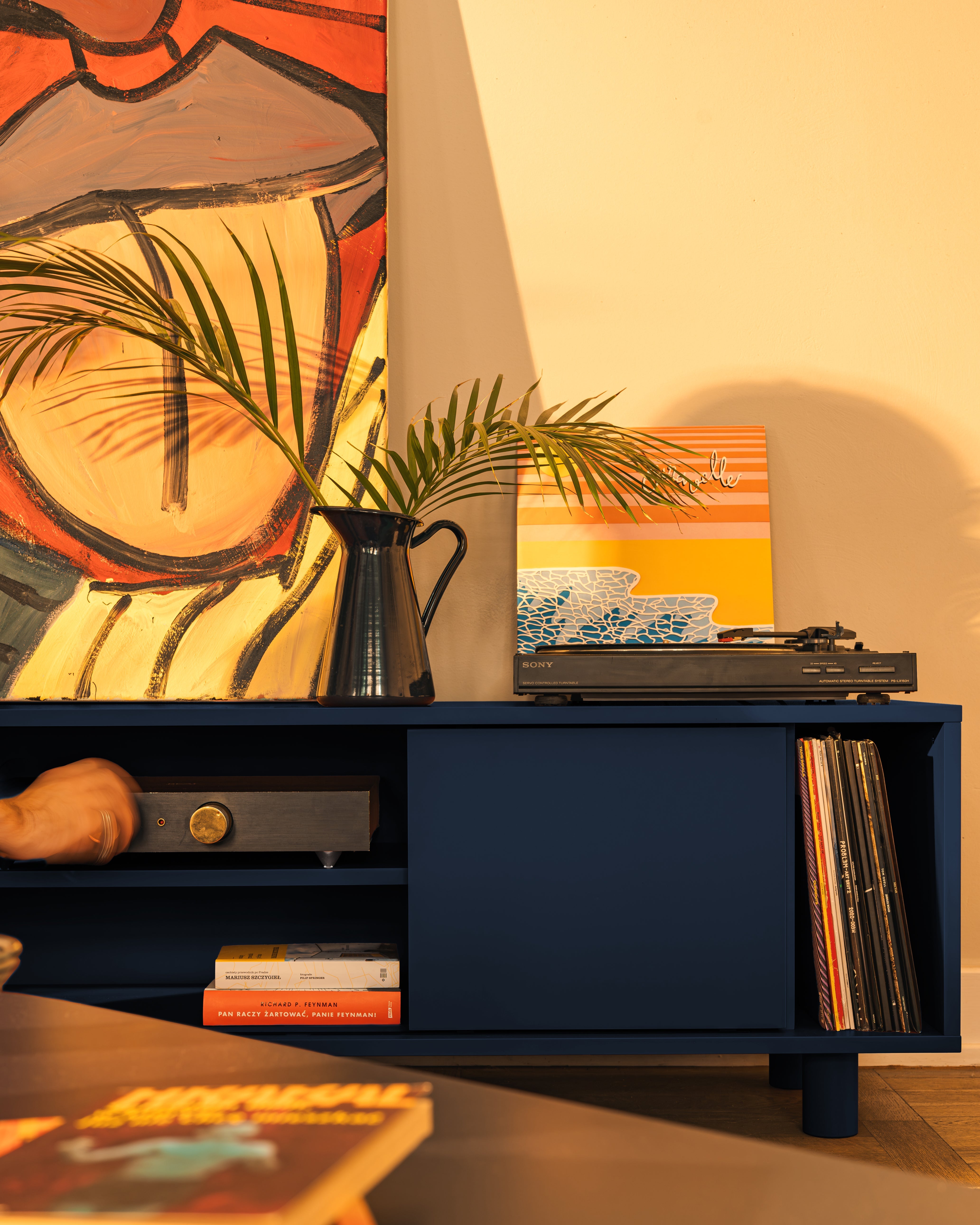 RTV cabinet cobalt blue [Amelia]