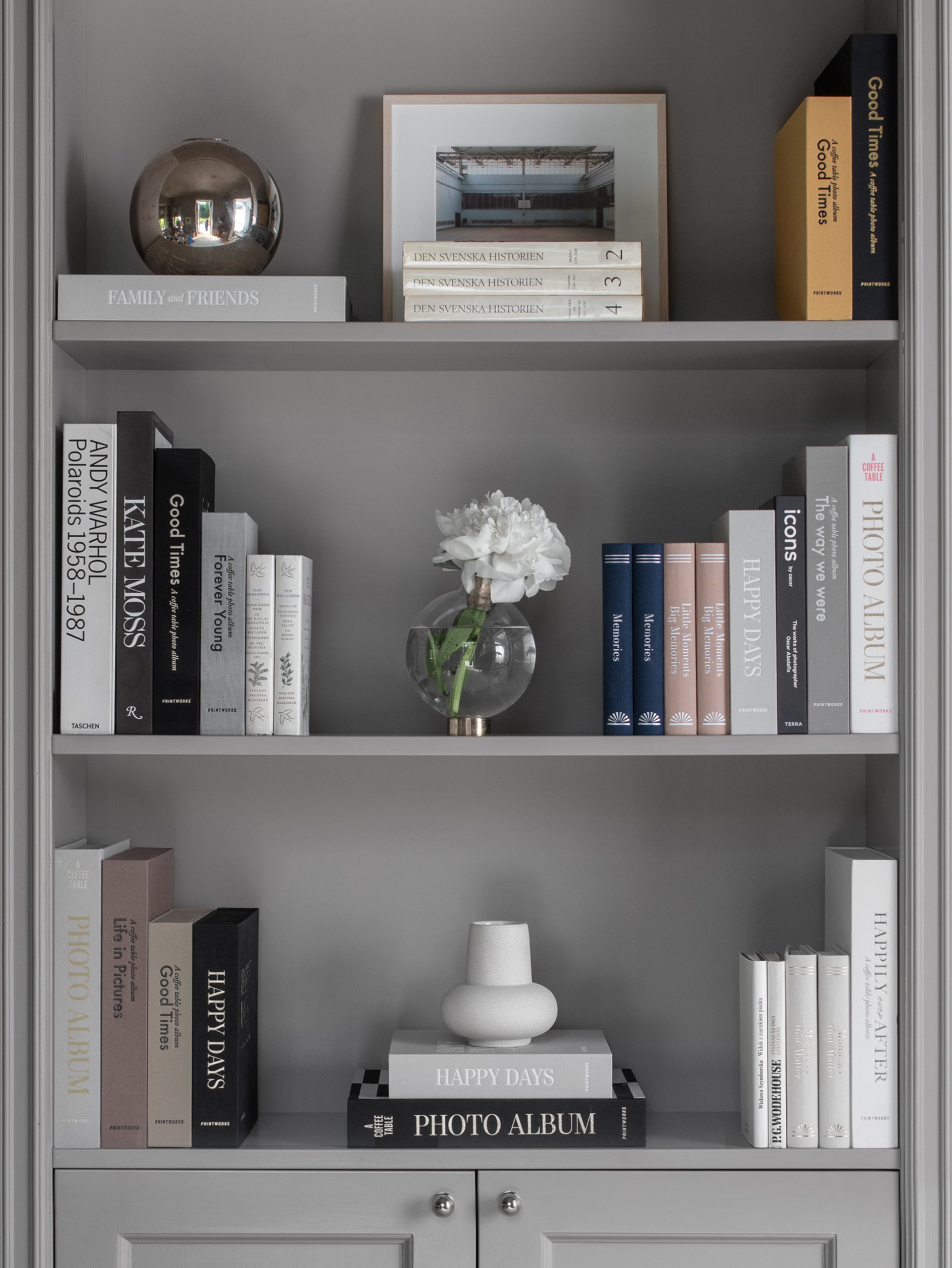 Fotoalbum HAPPY DAYS schwarz mit Gold