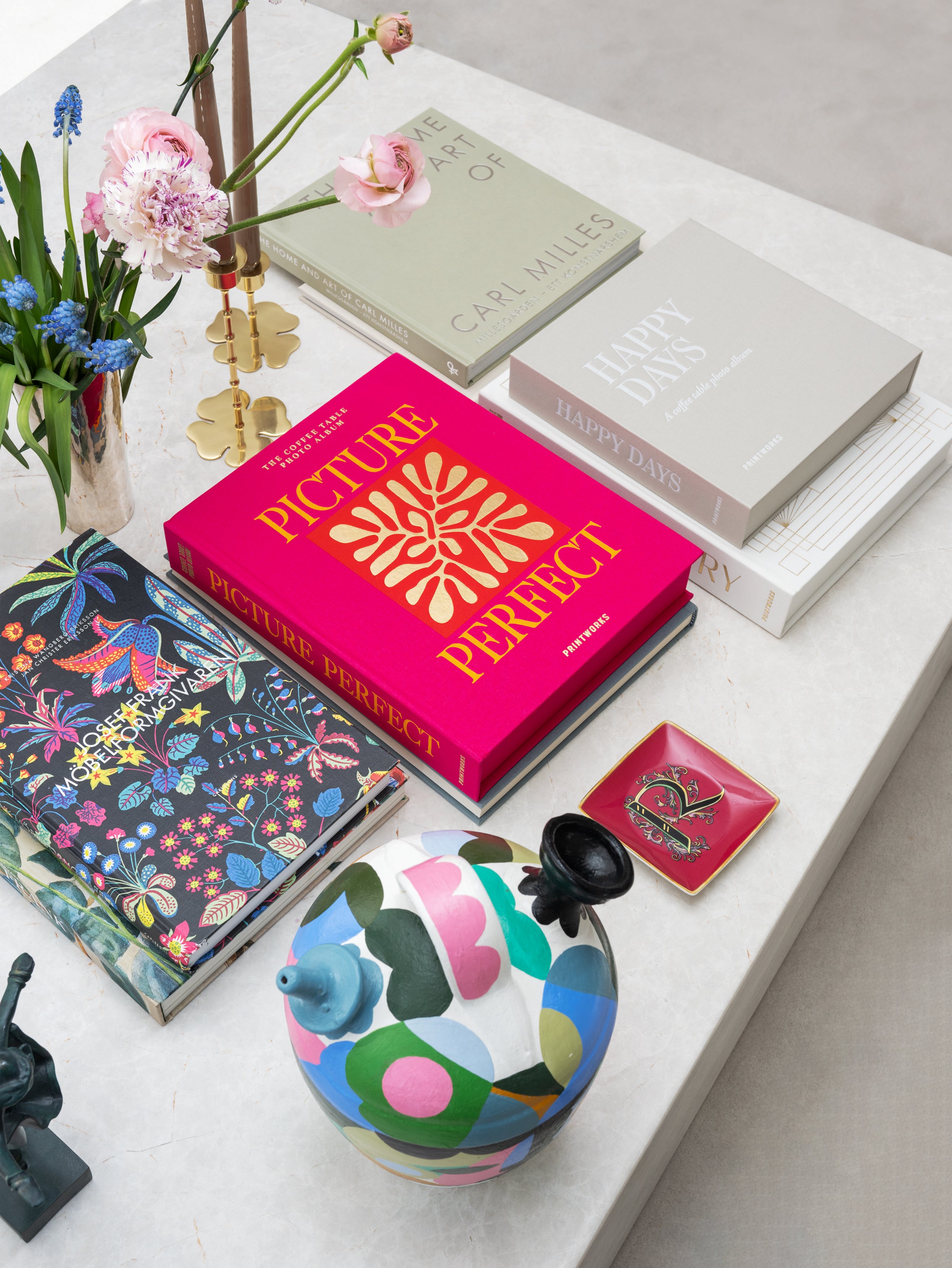 Fotoalbum PICTURE PERFECT rosa mit Gold