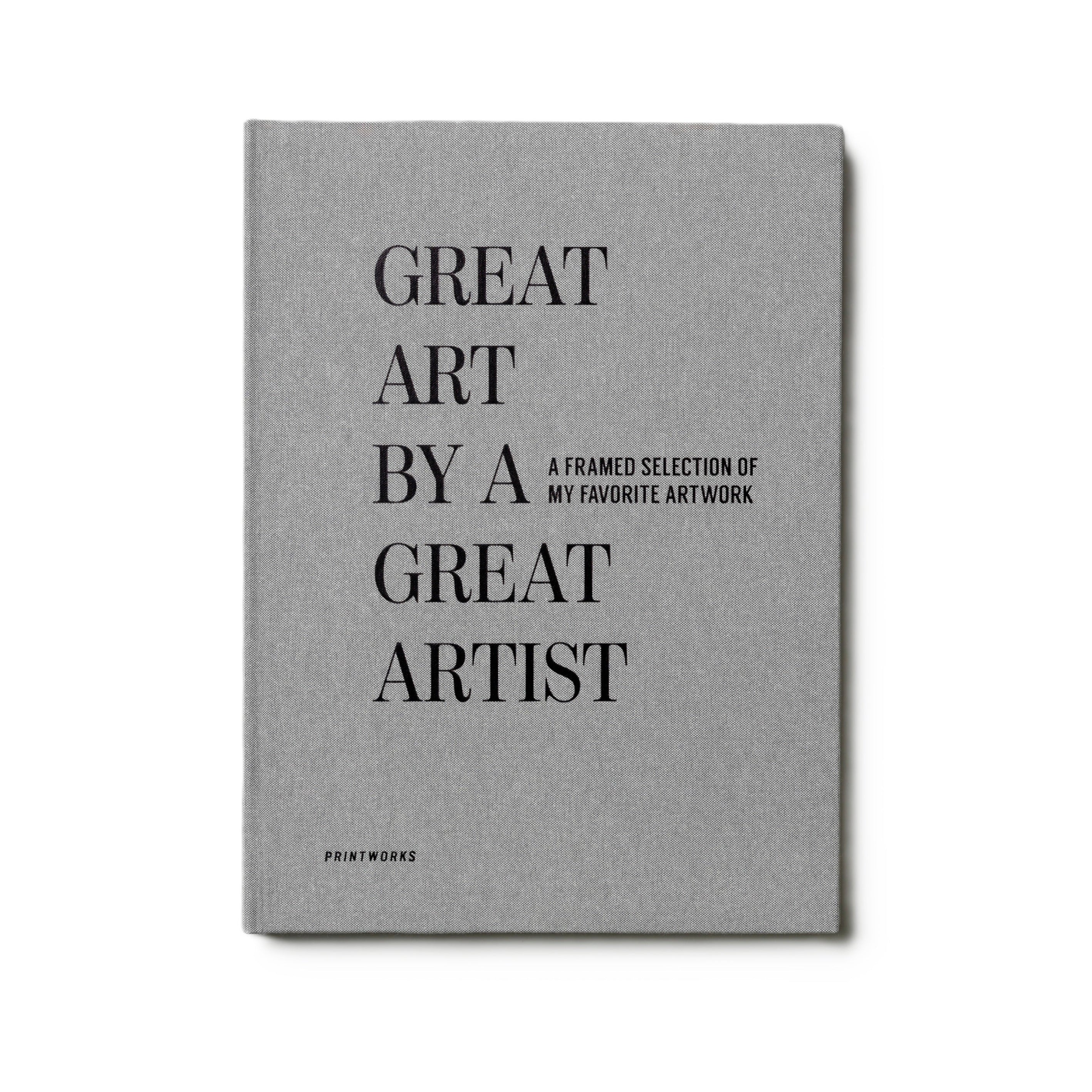 Zeichenblock GREAT ART grau mit Schwarz