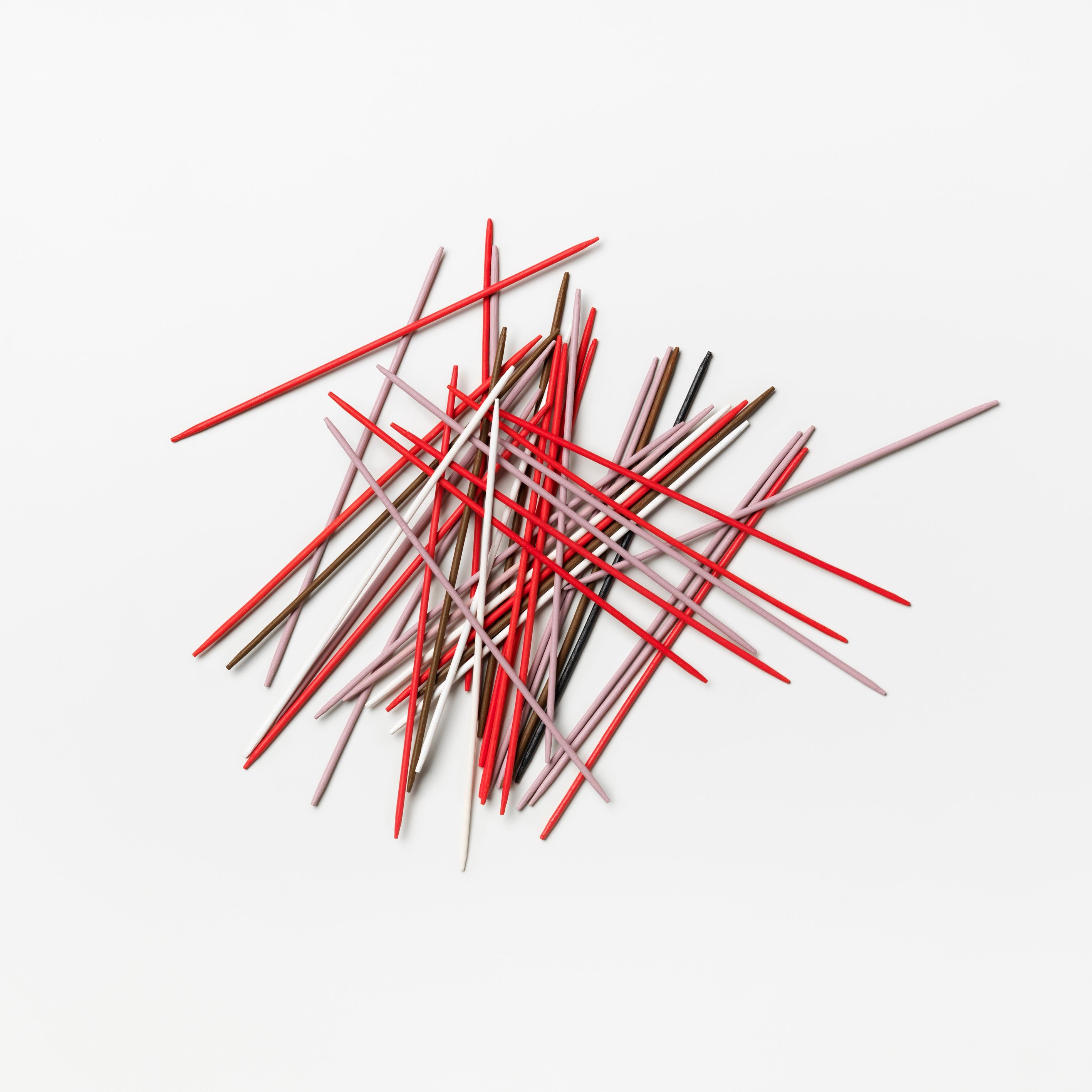 Pick Up Sticks Game in Pink and Red