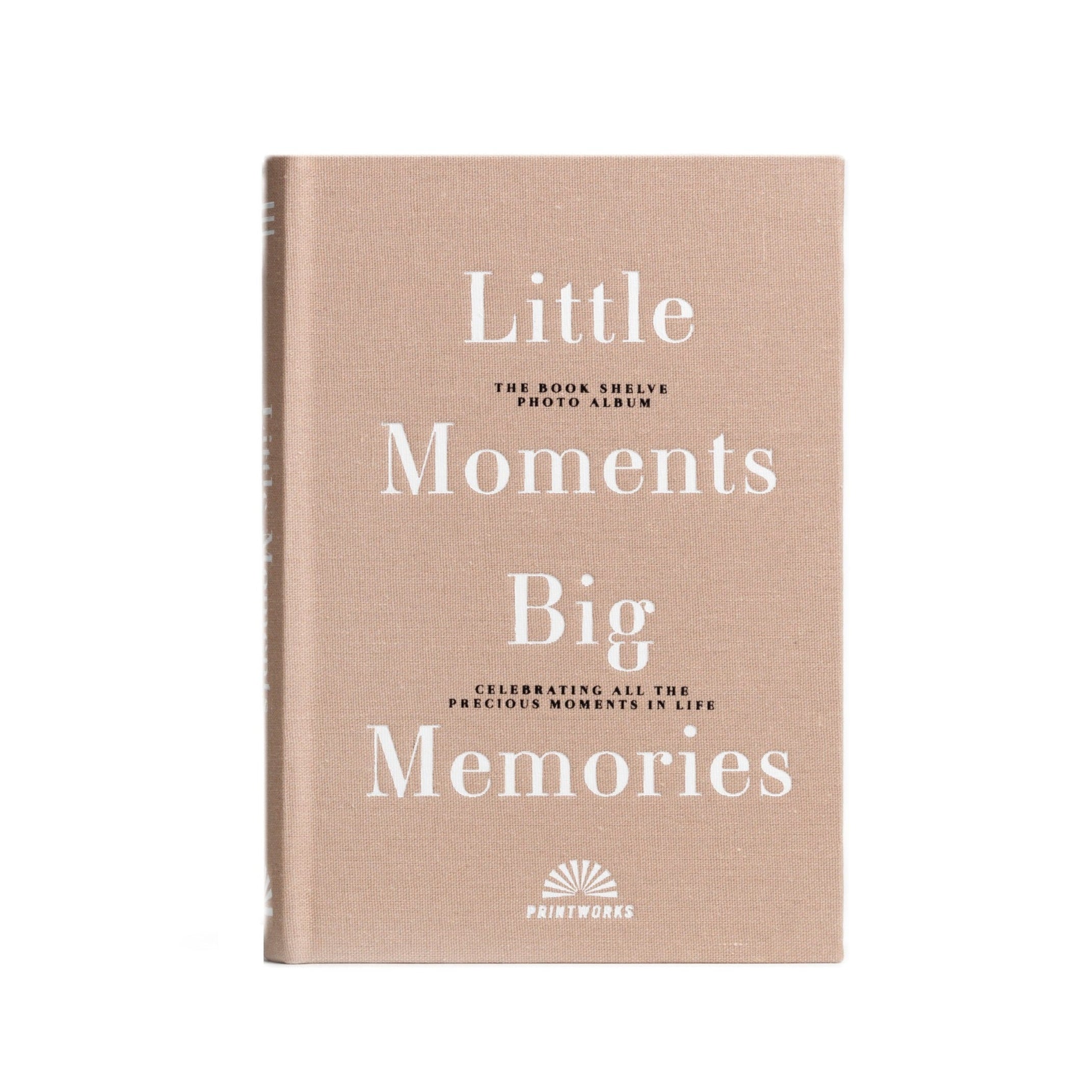 Photo Album LITTLE MOMENTS BIG MEMORIES beige