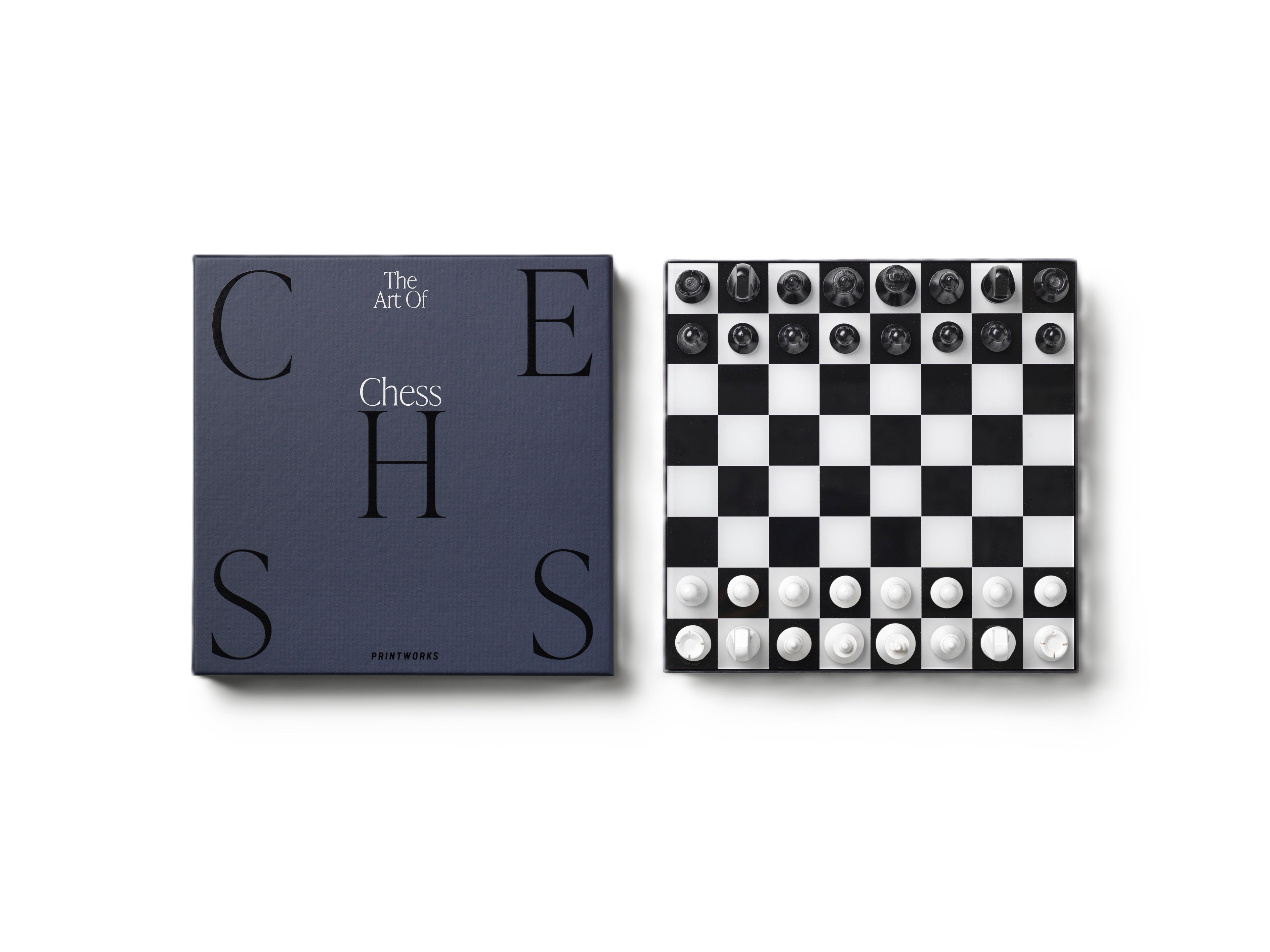 ART OF CHESS Blue Chess Set
