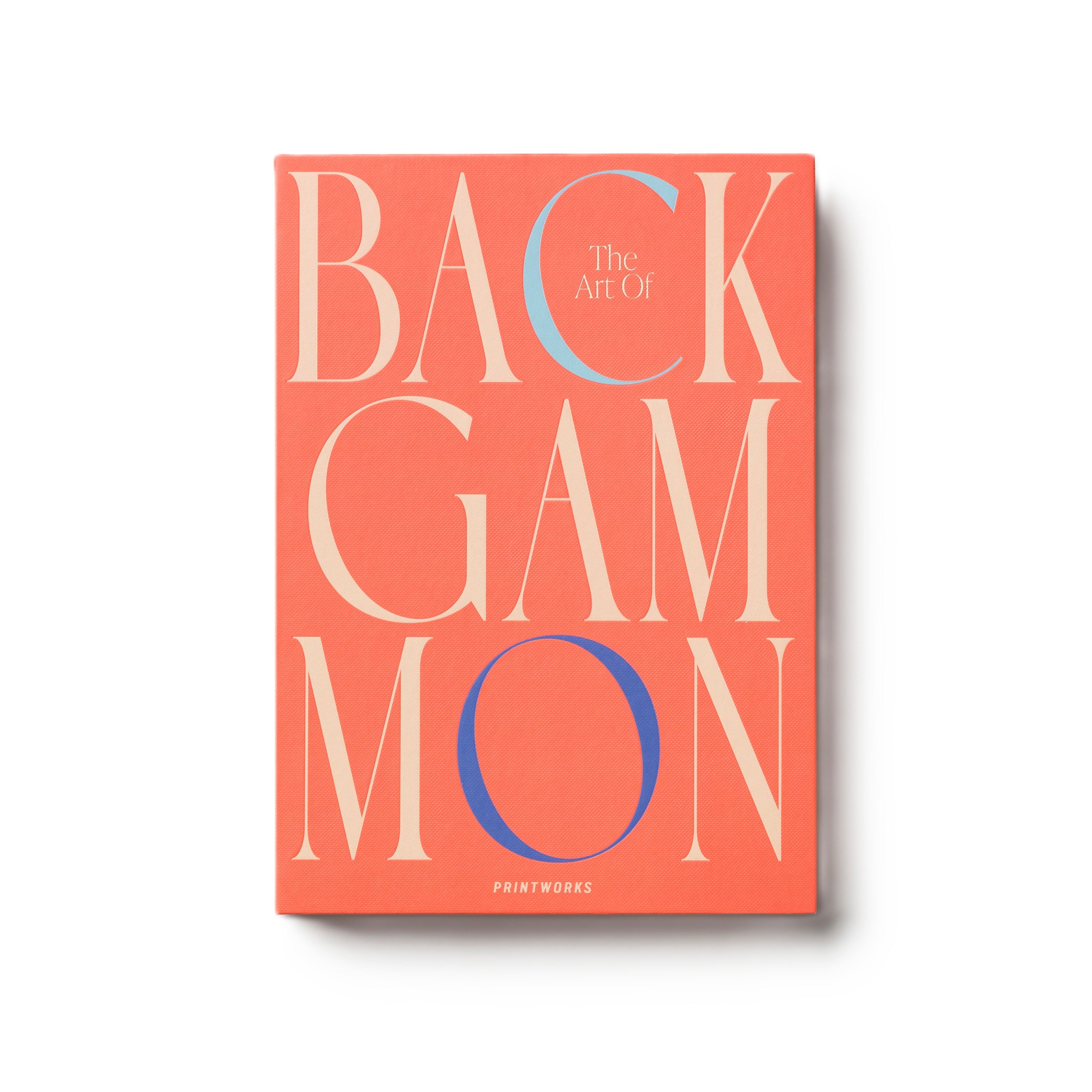 Backgammon-Spielset ART OF BACKGAMMON rot mit blau