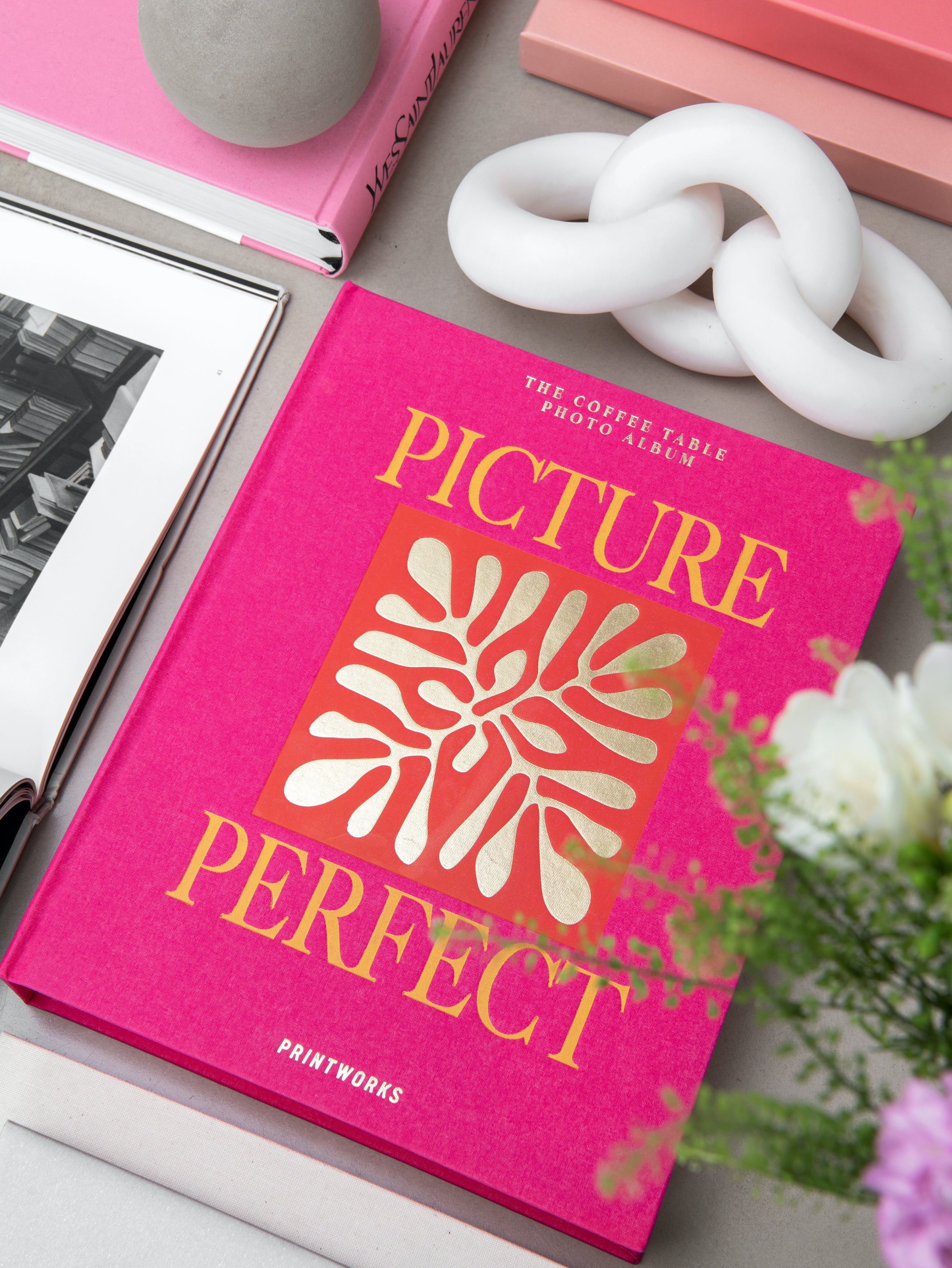 Fotoalbum PICTURE PERFECT rosa mit Gold