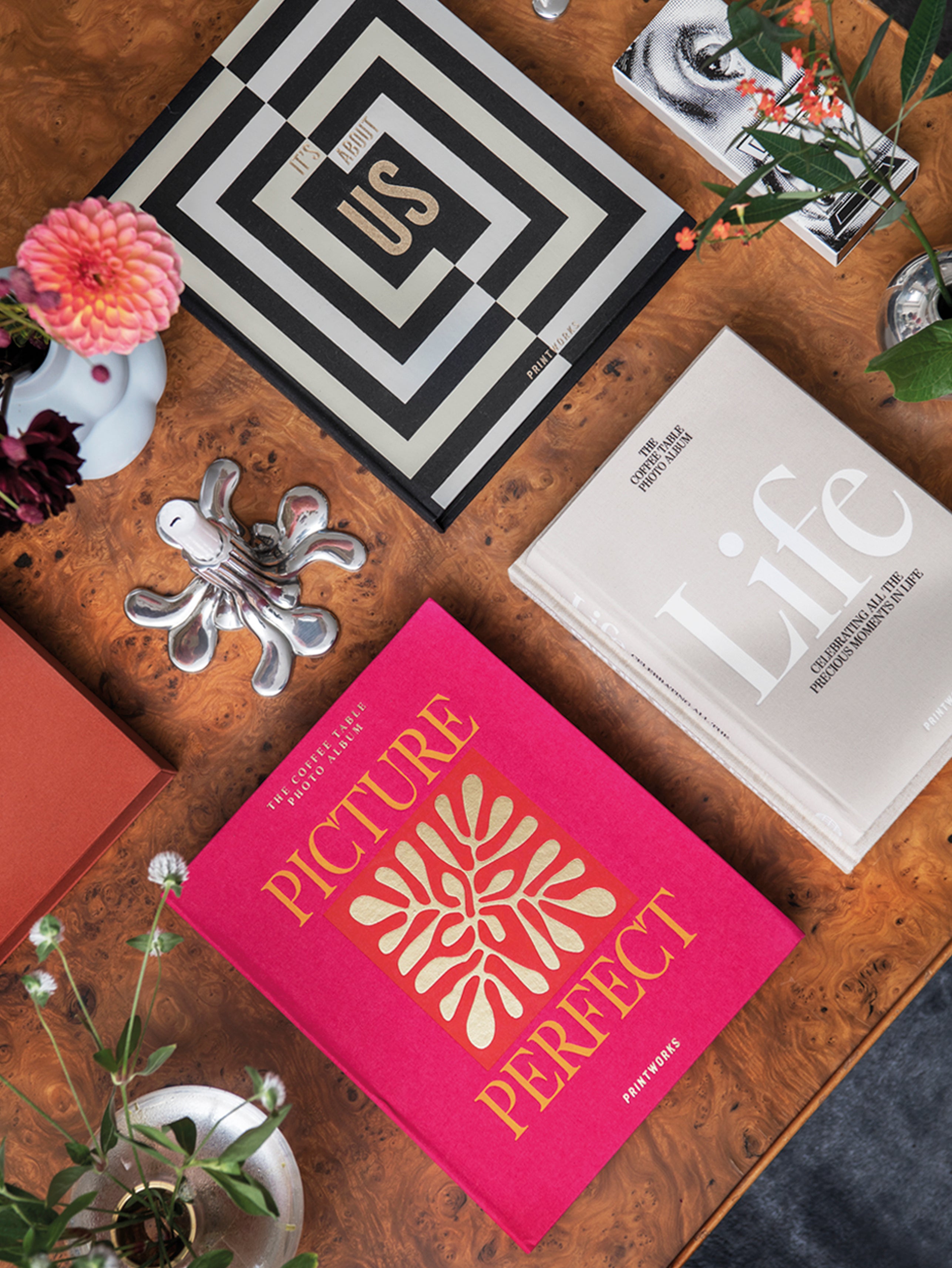 Fotoalbum PICTURE PERFECT rosa mit Gold