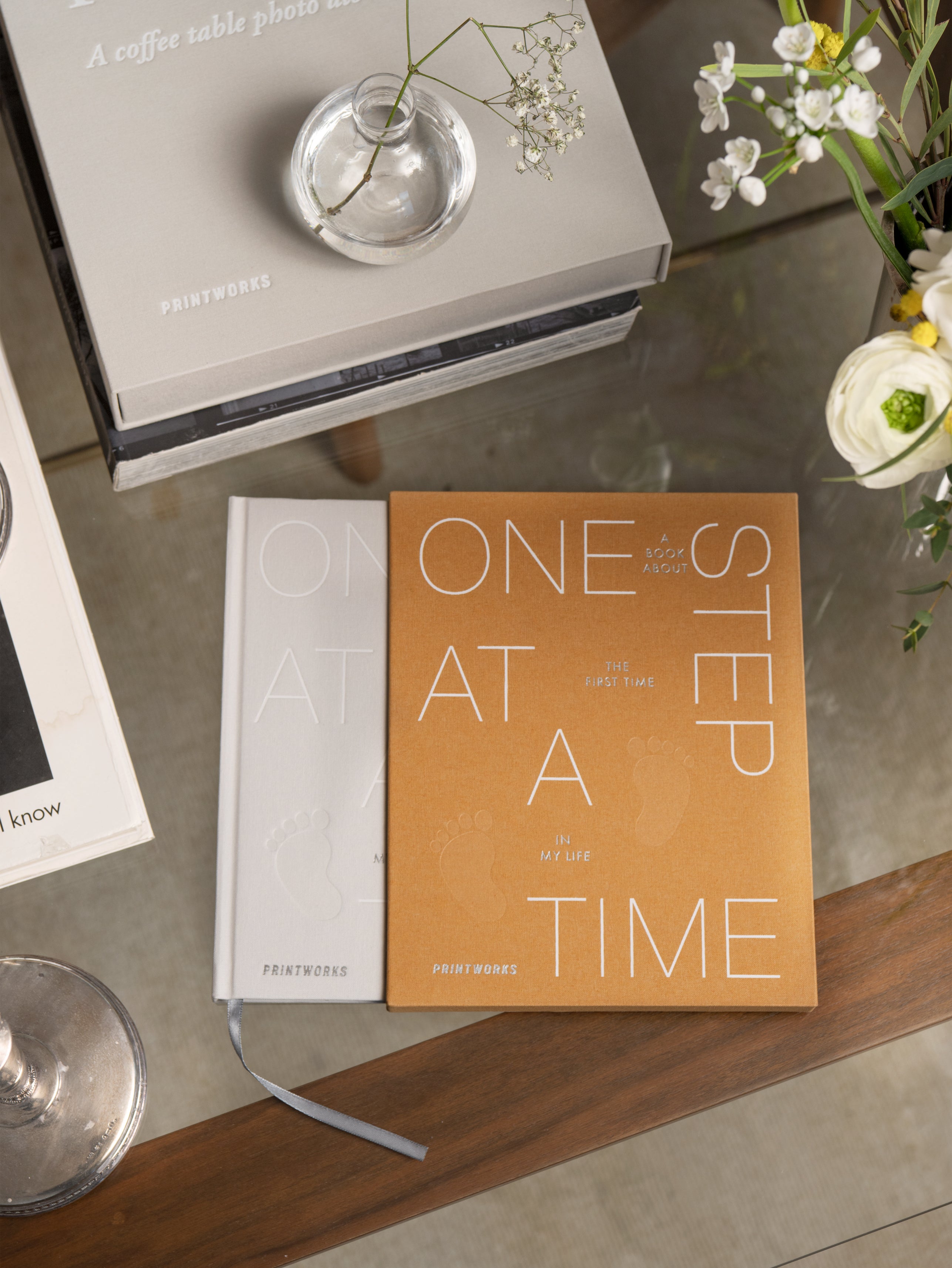 Memory Album ONE STEP AT A TIME yellow with white