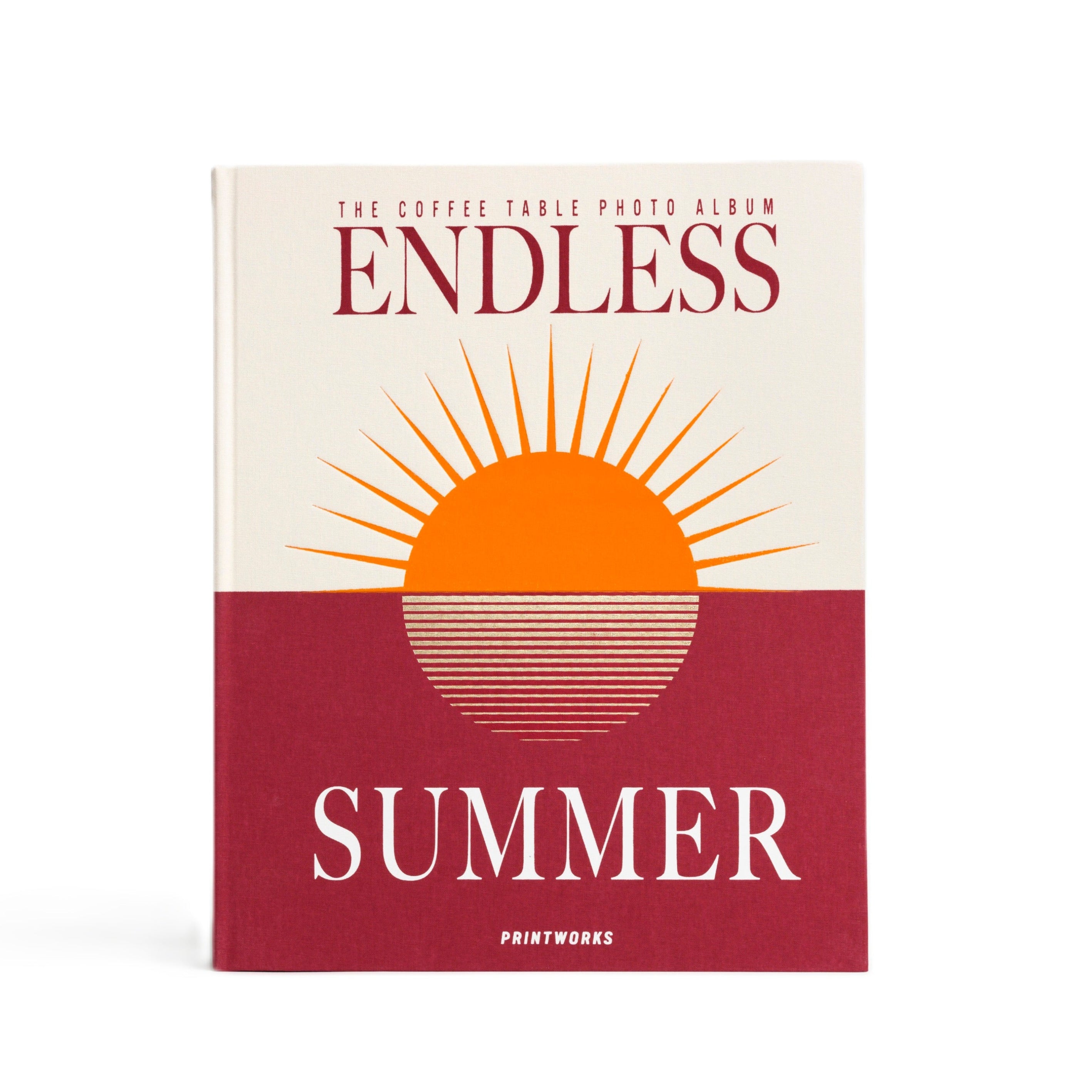 Fotoalbum ENDLESS SUMMER bordeaux mit beige