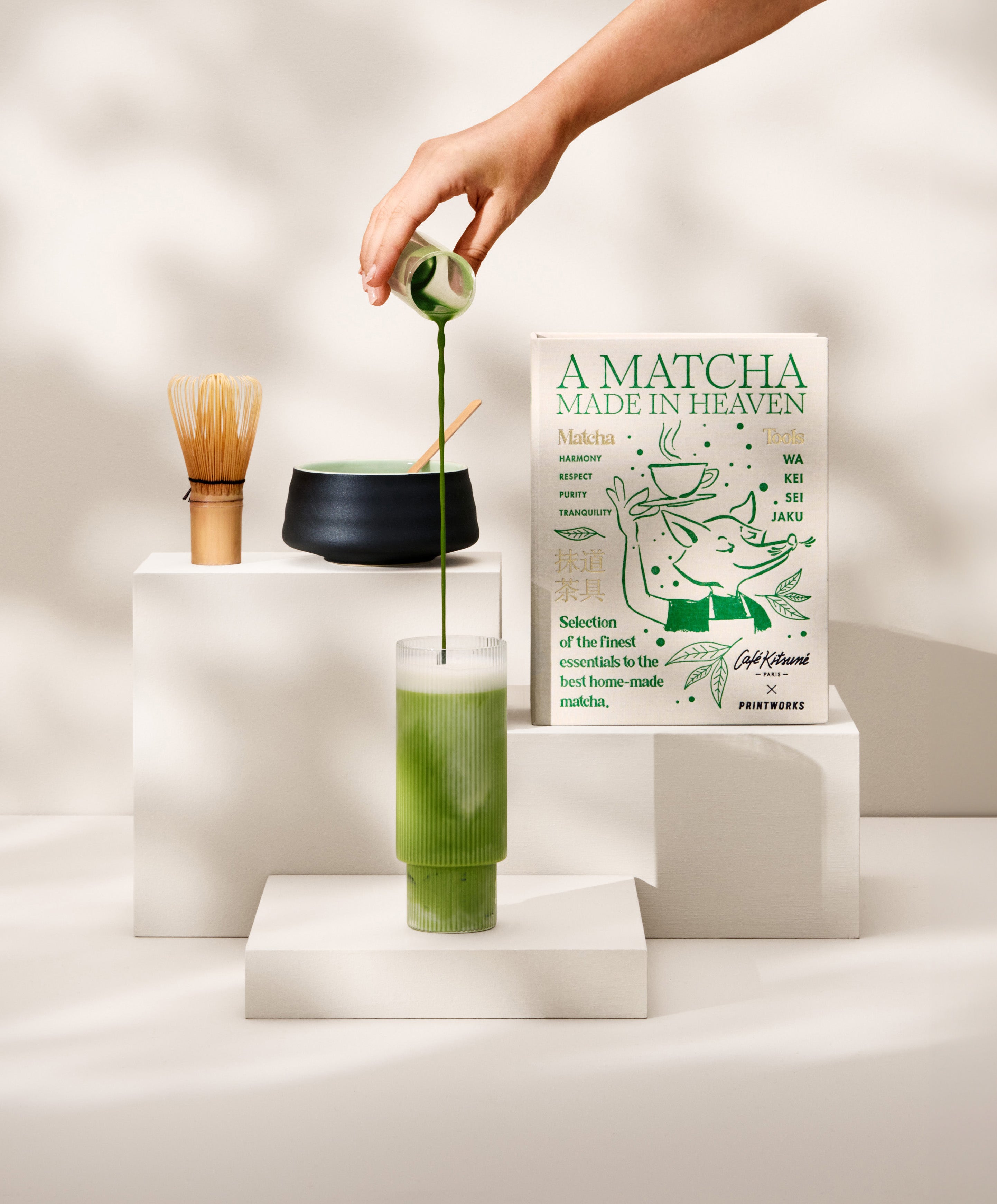 Set zum Zubereiten von Matcha MATCHA TOOLS beige