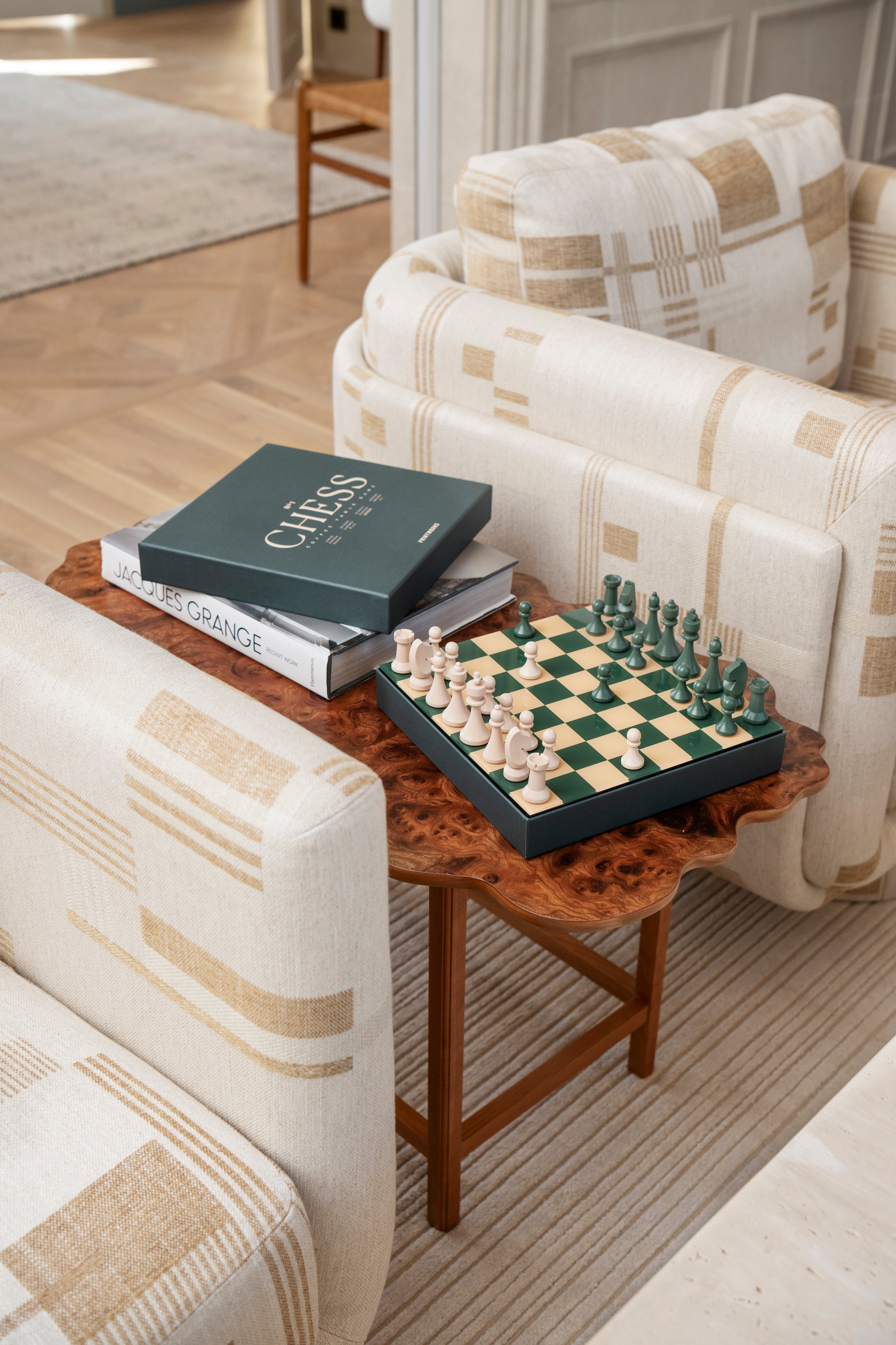 Schachspiel CHESS CLASSIC grün