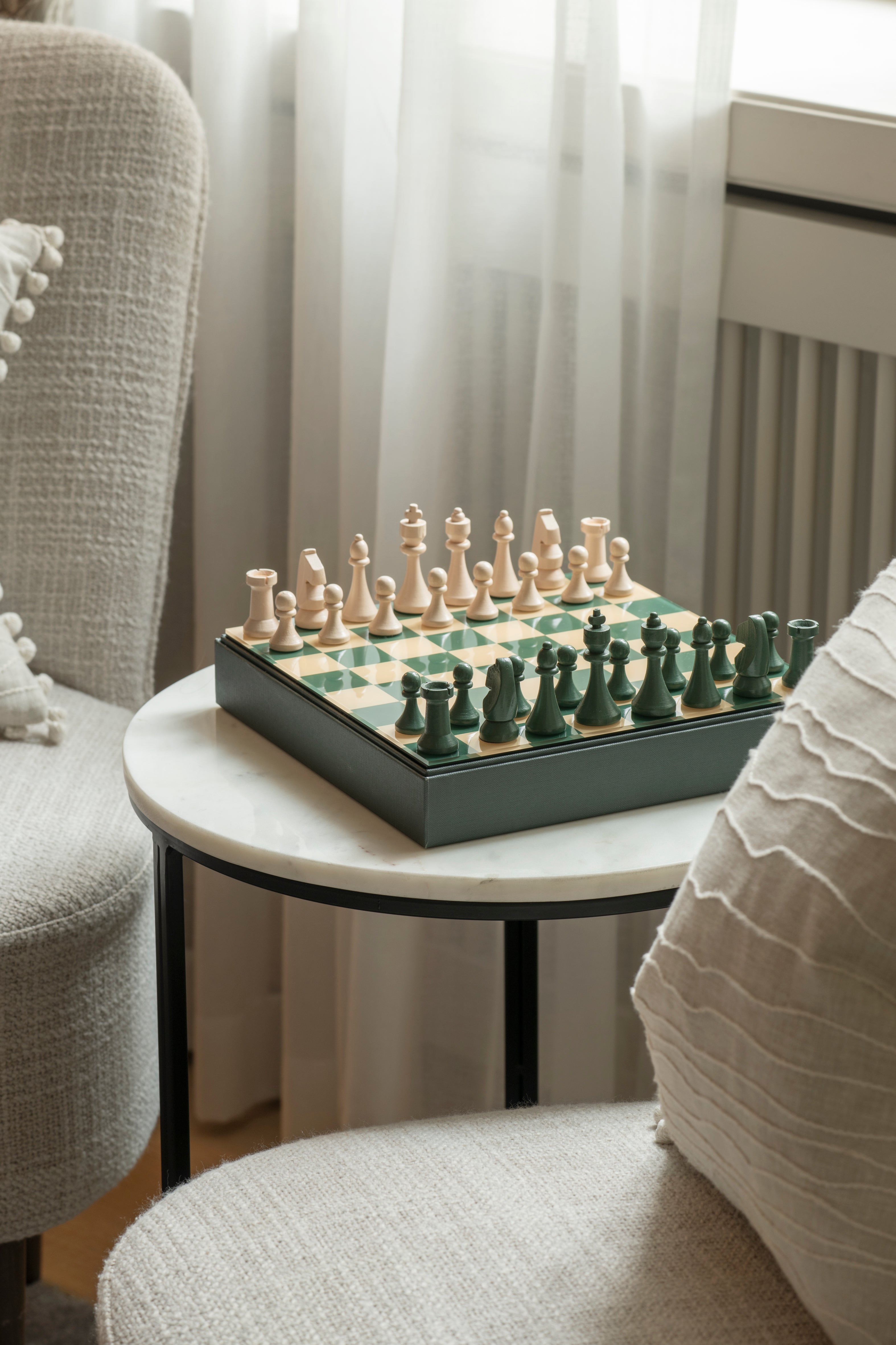 Schachspiel CHESS CLASSIC grün